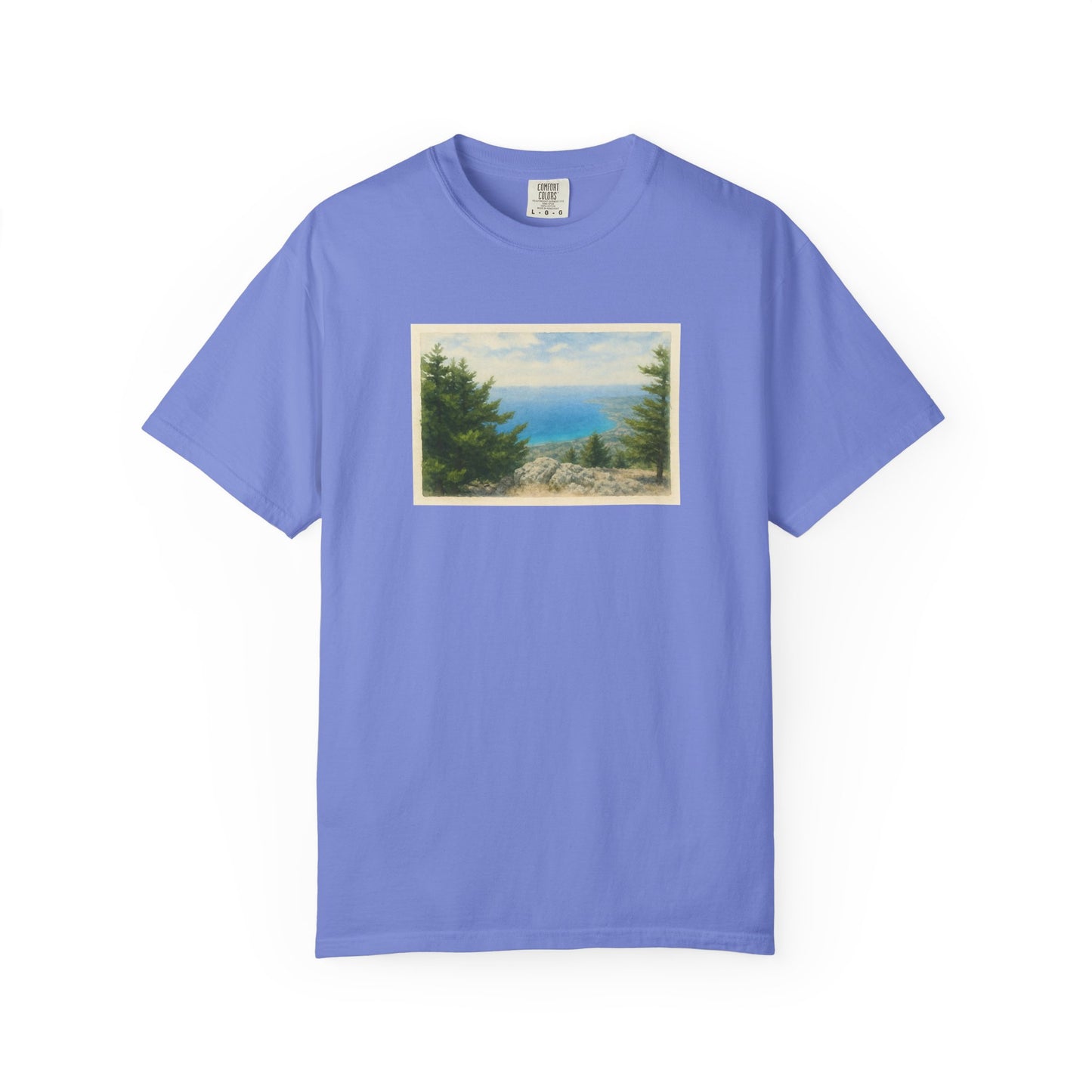 Greece Watercolor Graphic T-Shirt