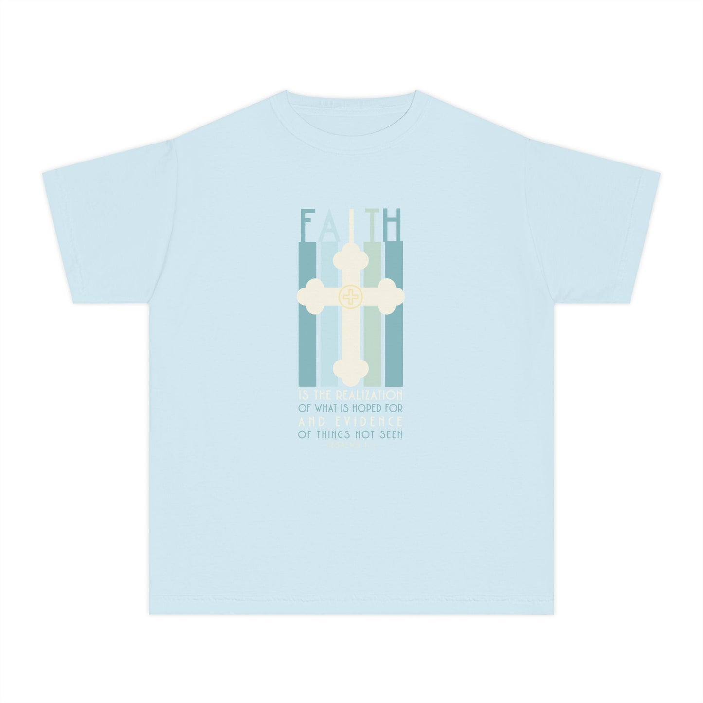 Hebrews 11:1 Faith Youth Graphic T-Shirt