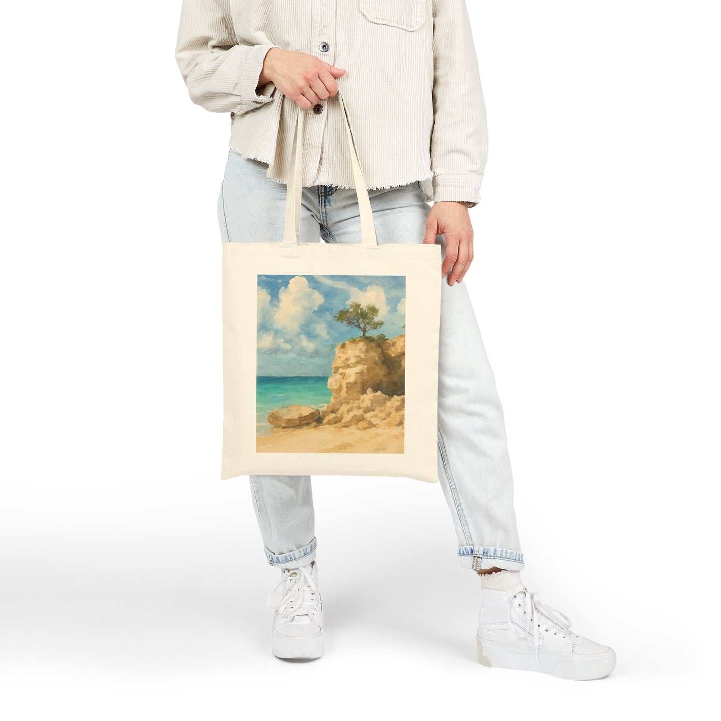 Tropical Rocky Shore Tote