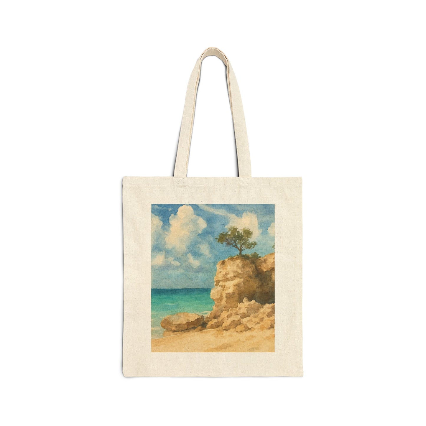 Tropical Rocky Shore Tote