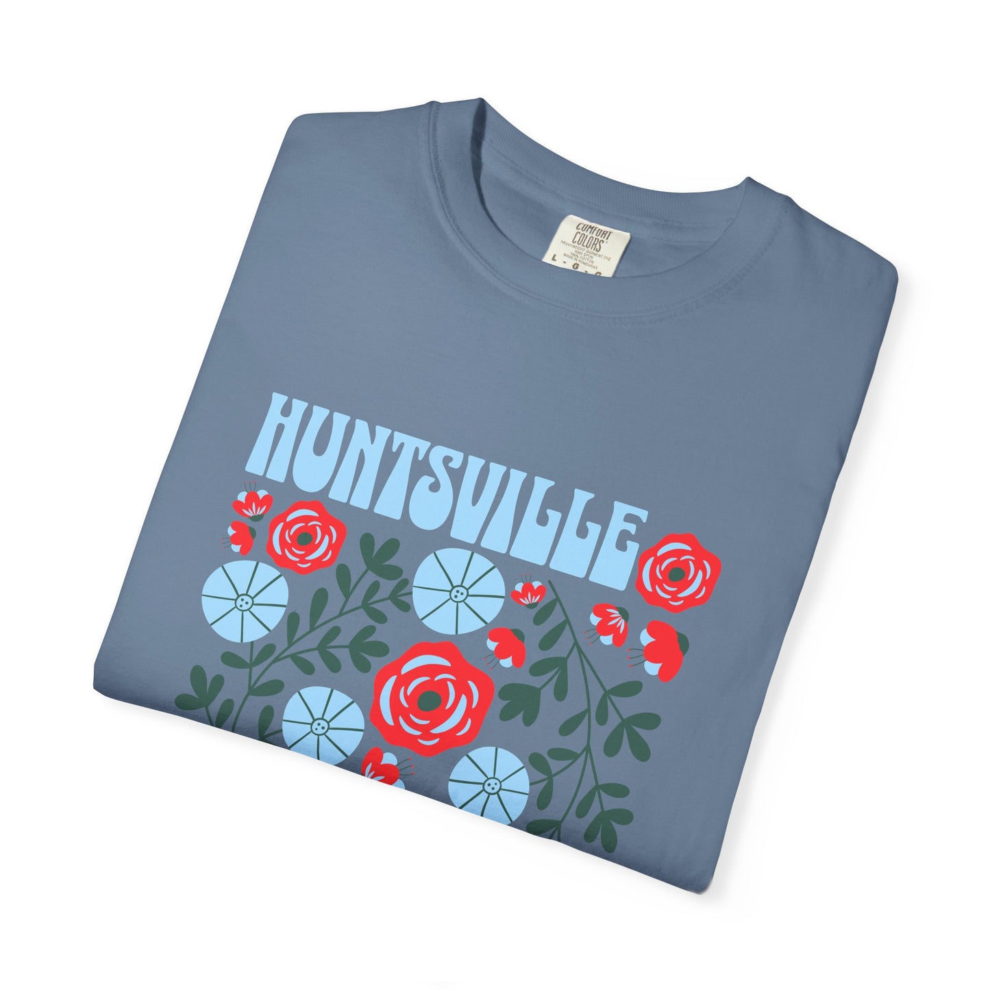 Floral Huntsville 100% Cotton T-Shirt