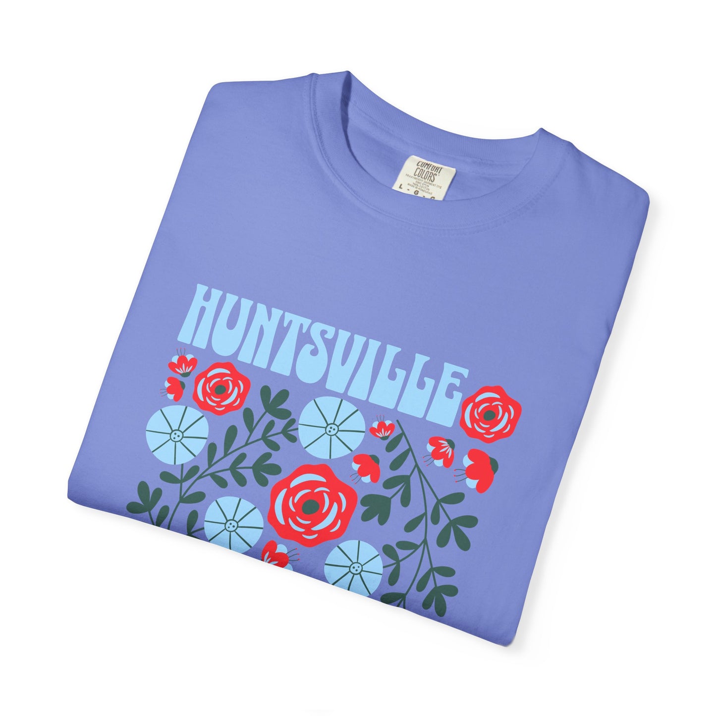 Floral Huntsville 100% Cotton T-Shirt