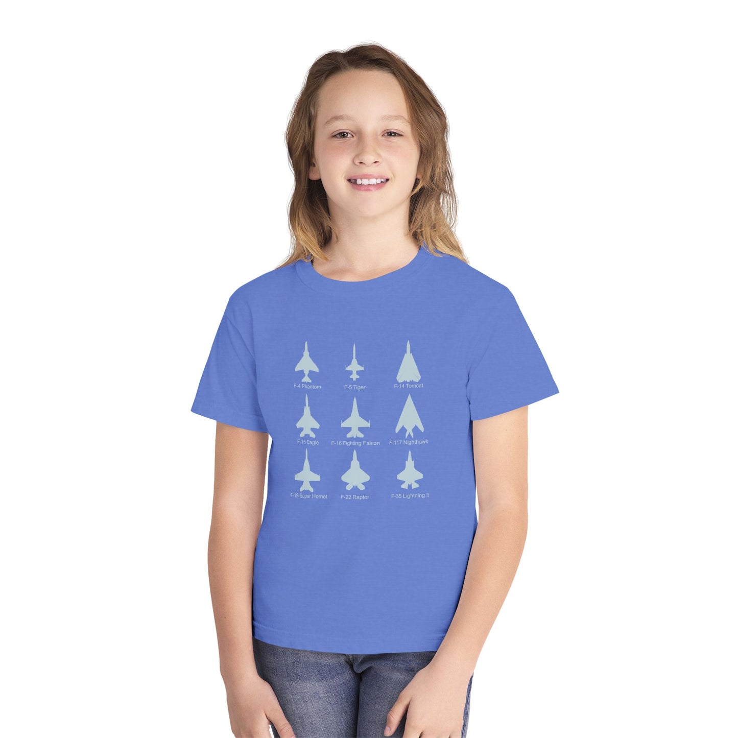 United States Fighter Jets Youth Graphic T-Shirt