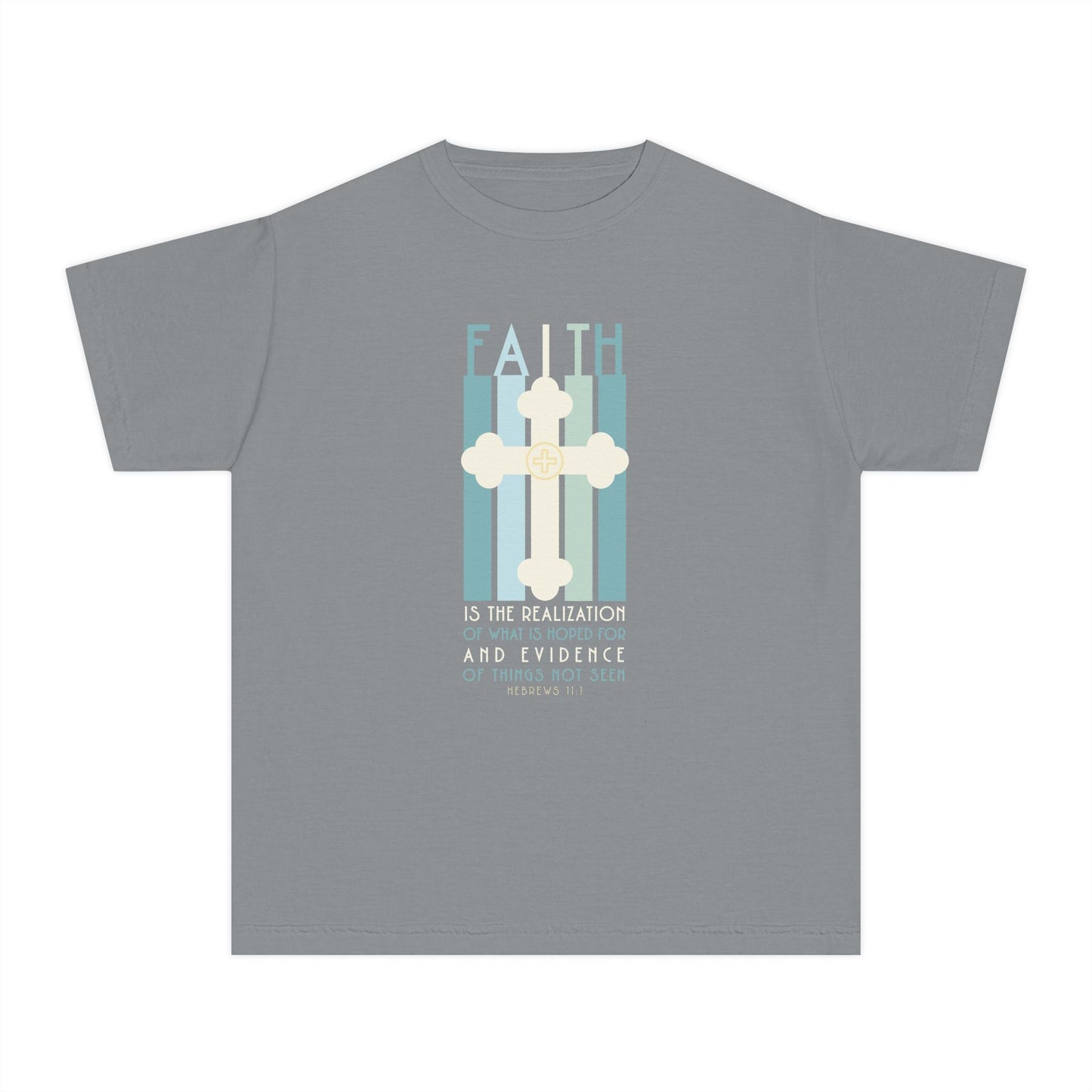 Hebrews 11:1 Faith Youth Graphic T-Shirt