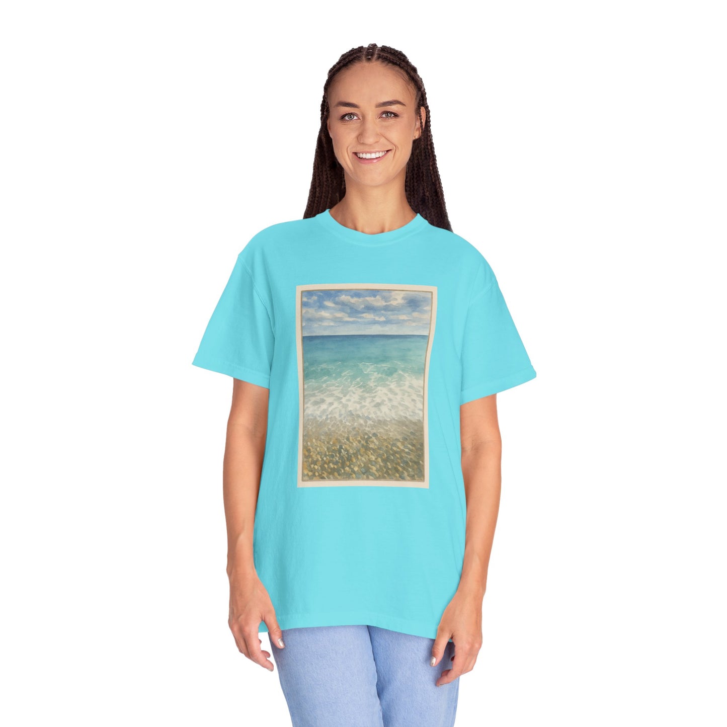 Nice France Watercolor Graphic T-Shirt
