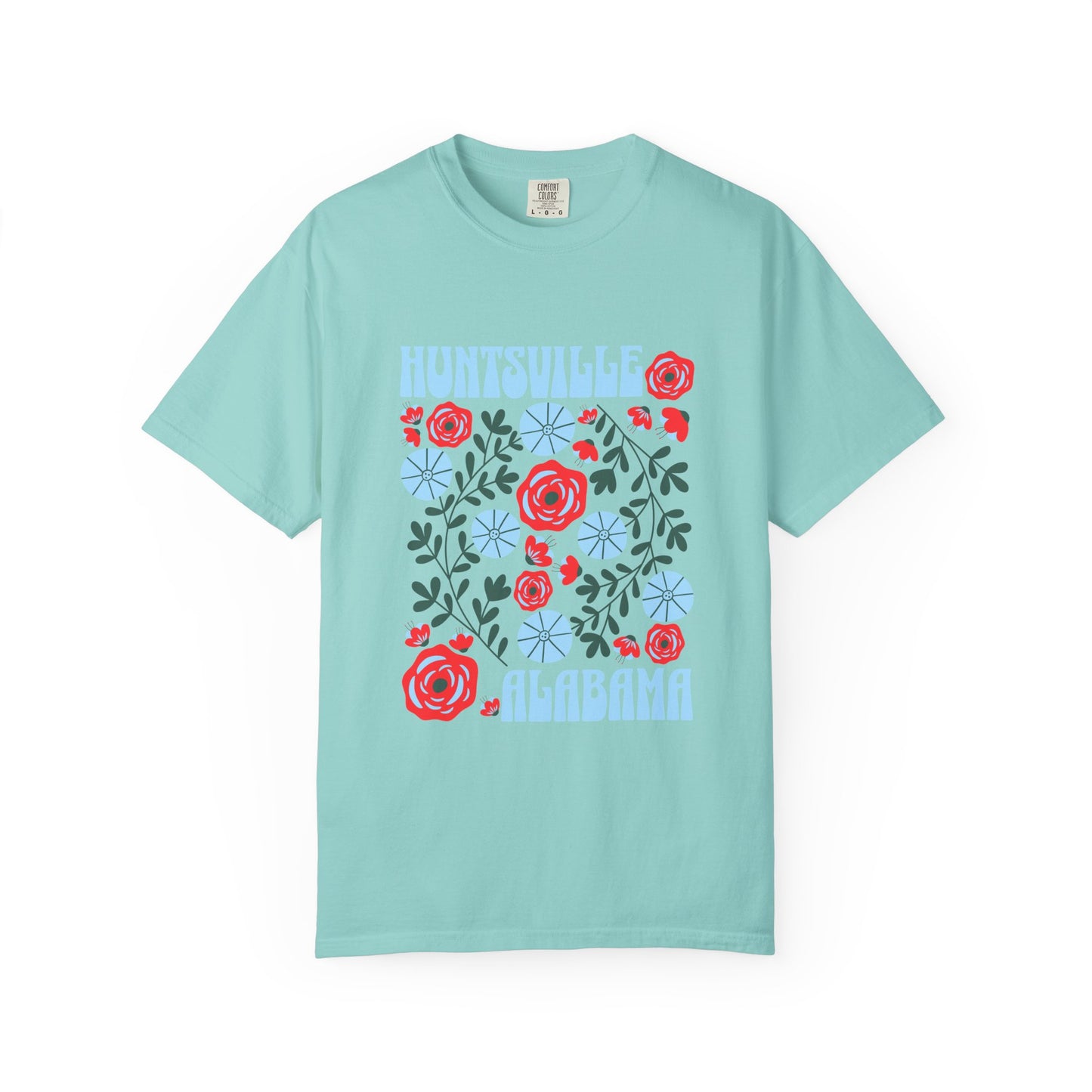 Floral Huntsville 100% Cotton T-Shirt