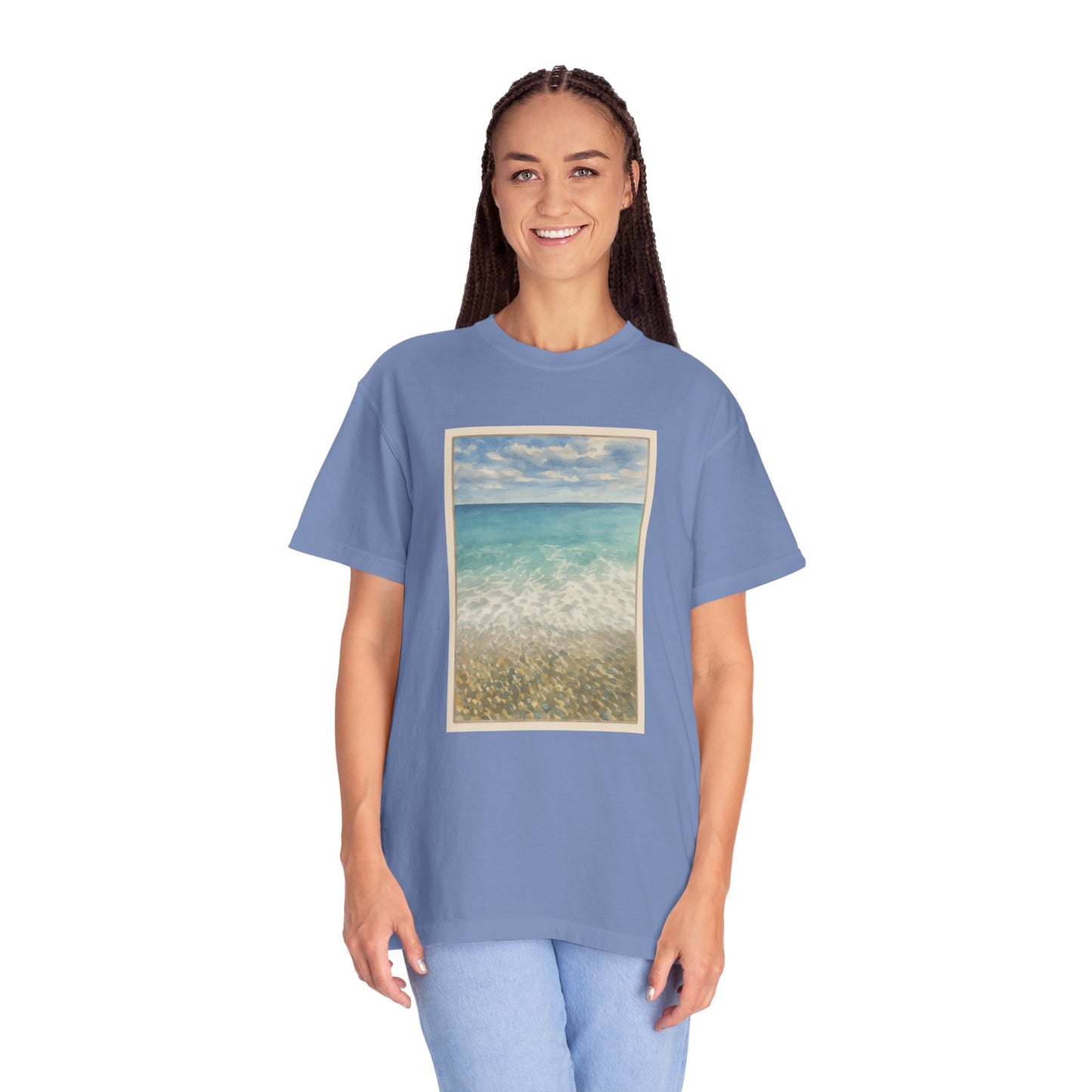 Nice France Watercolor Graphic T-Shirt