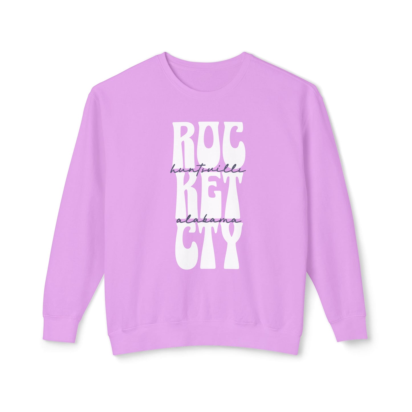 Rocket City Block Lettering Lightweight Sweatshirt