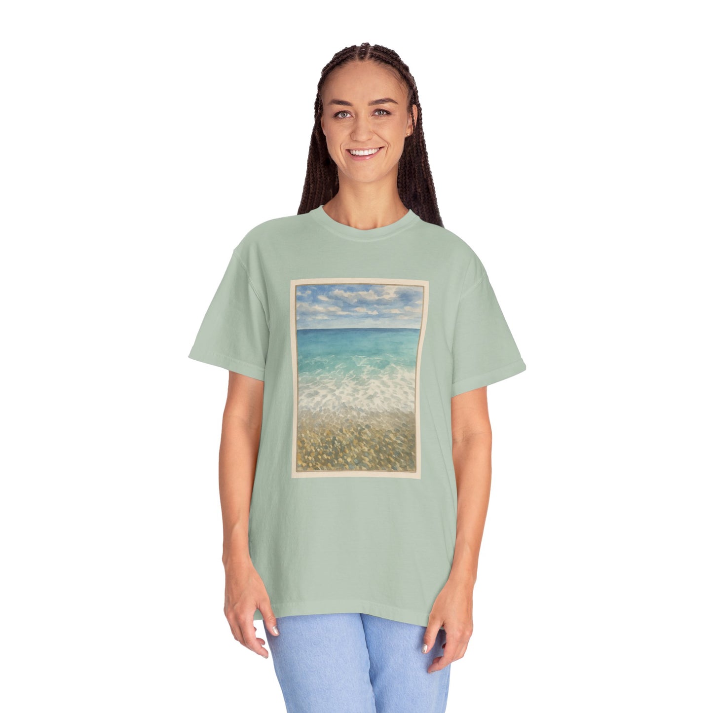 Nice France Watercolor Graphic T-Shirt