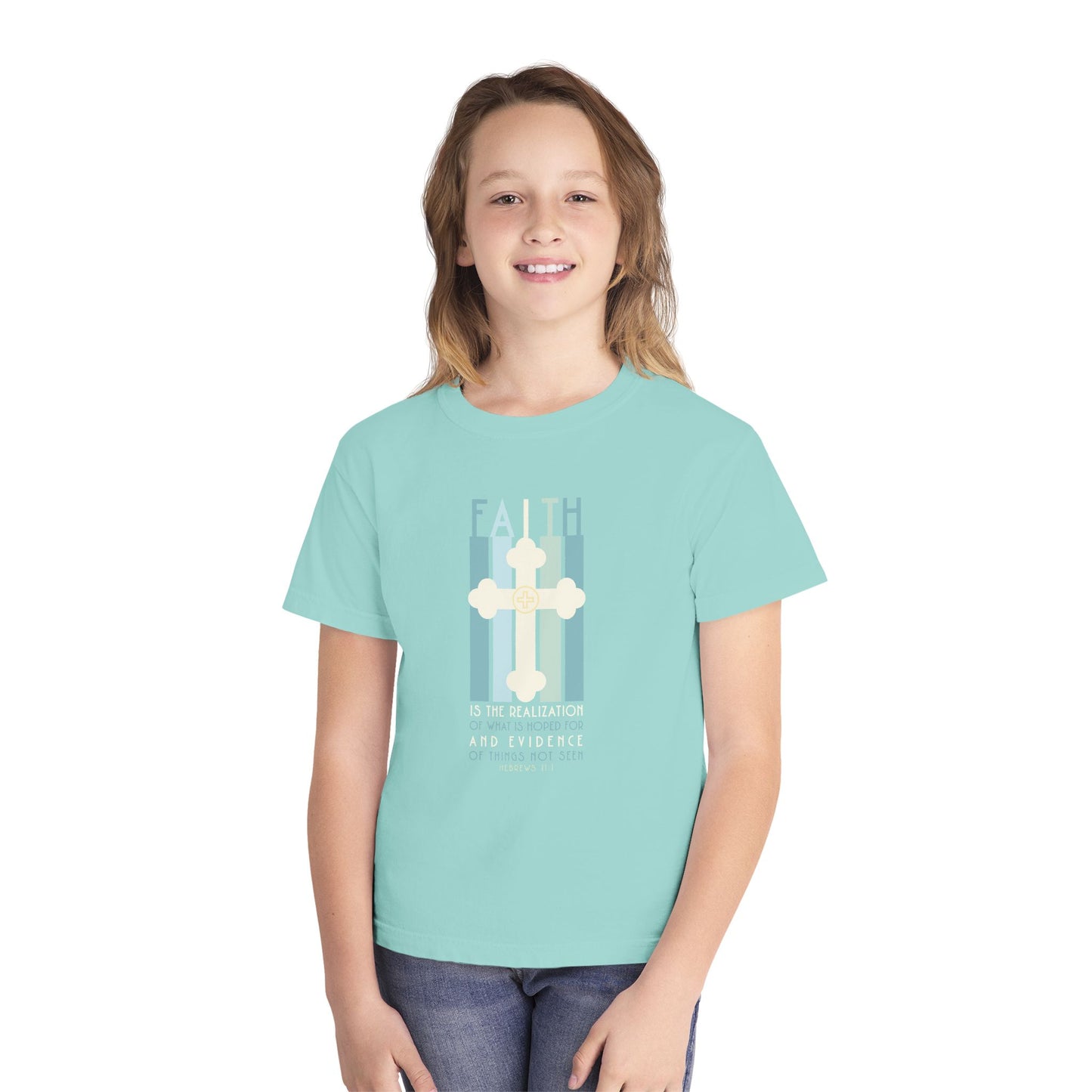 Hebrews 11:1 Faith Youth Graphic T-Shirt