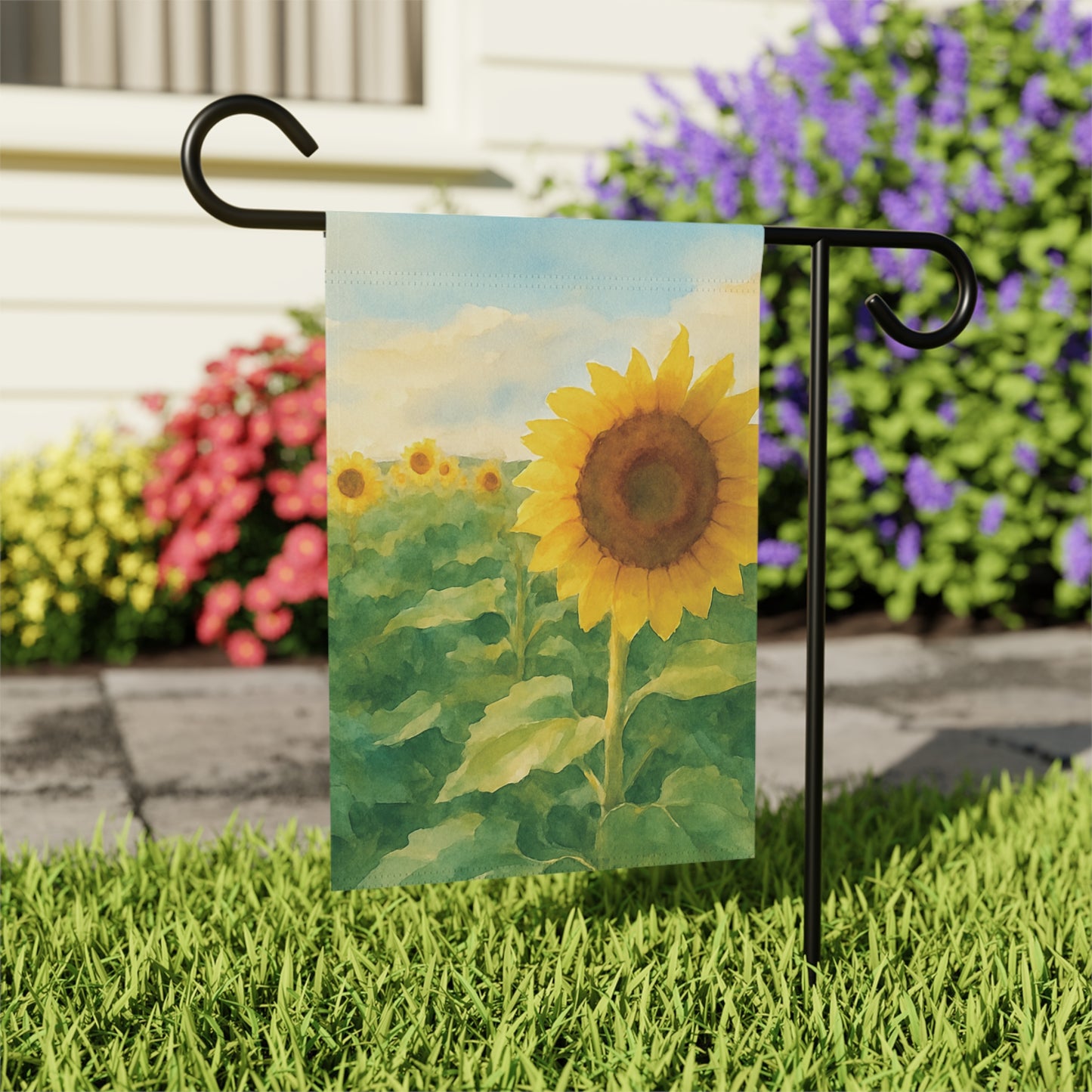 Sunflower Field Garden Flag