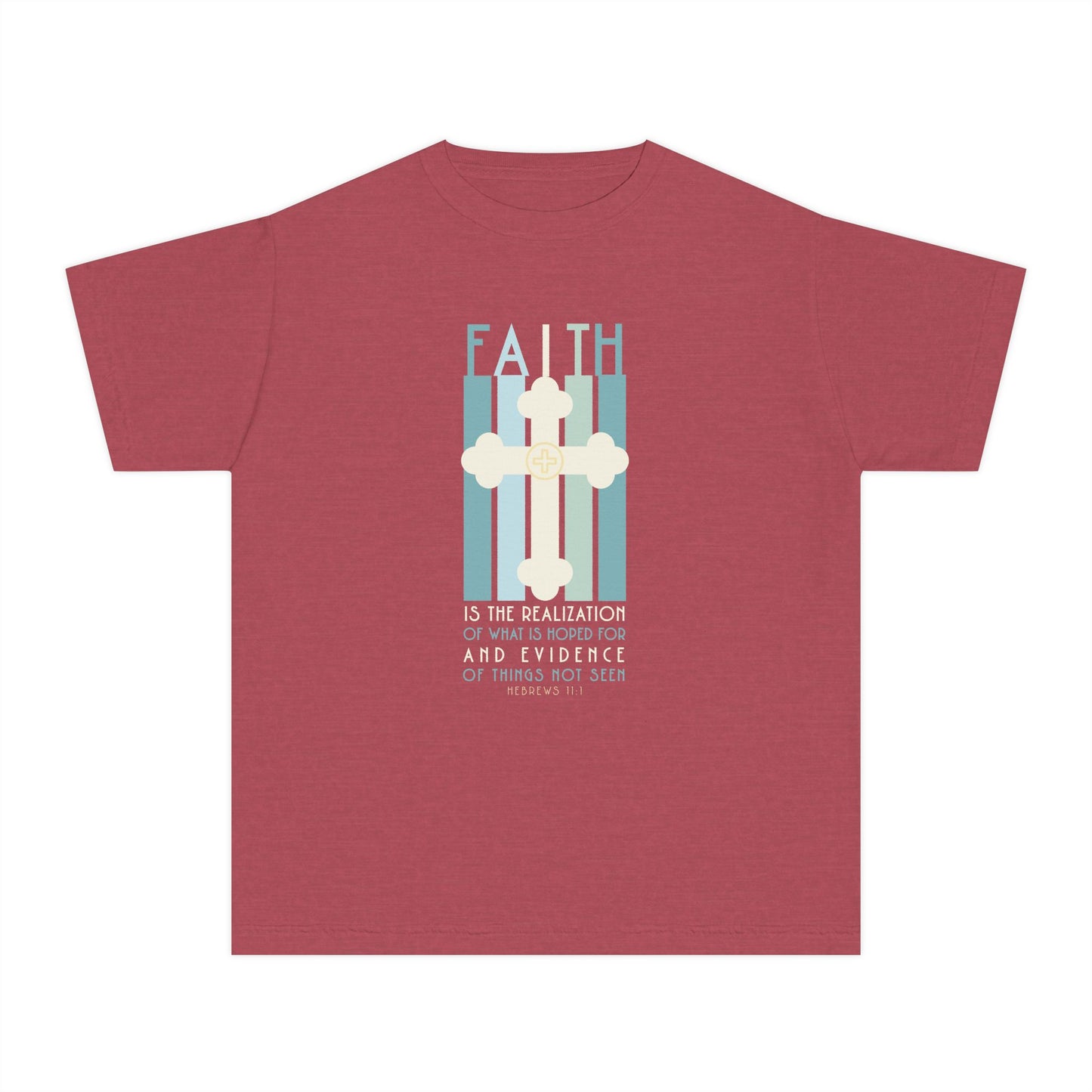 Hebrews 11:1 Faith Youth Graphic T-Shirt