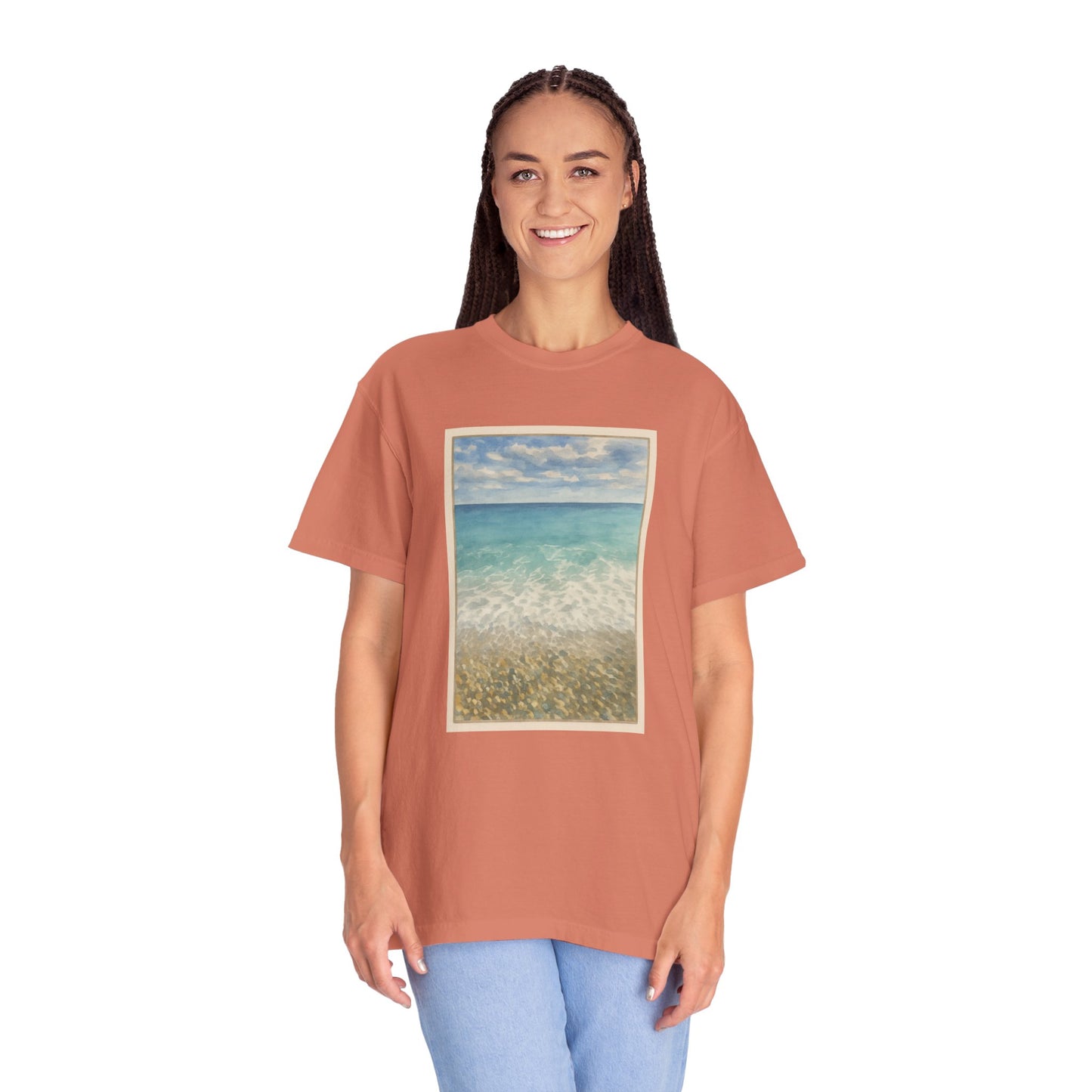 Nice France Watercolor Graphic T-Shirt