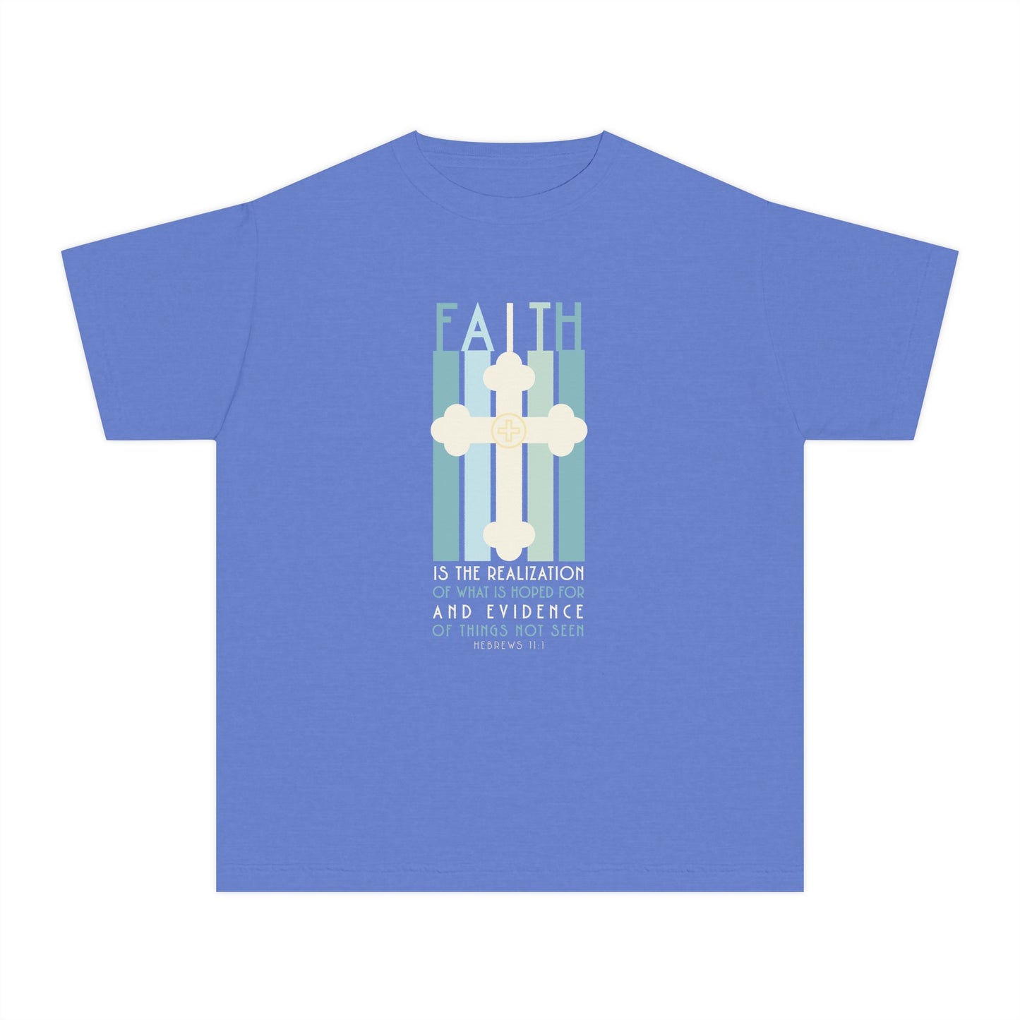Hebrews 11:1 Faith Youth Graphic T-Shirt