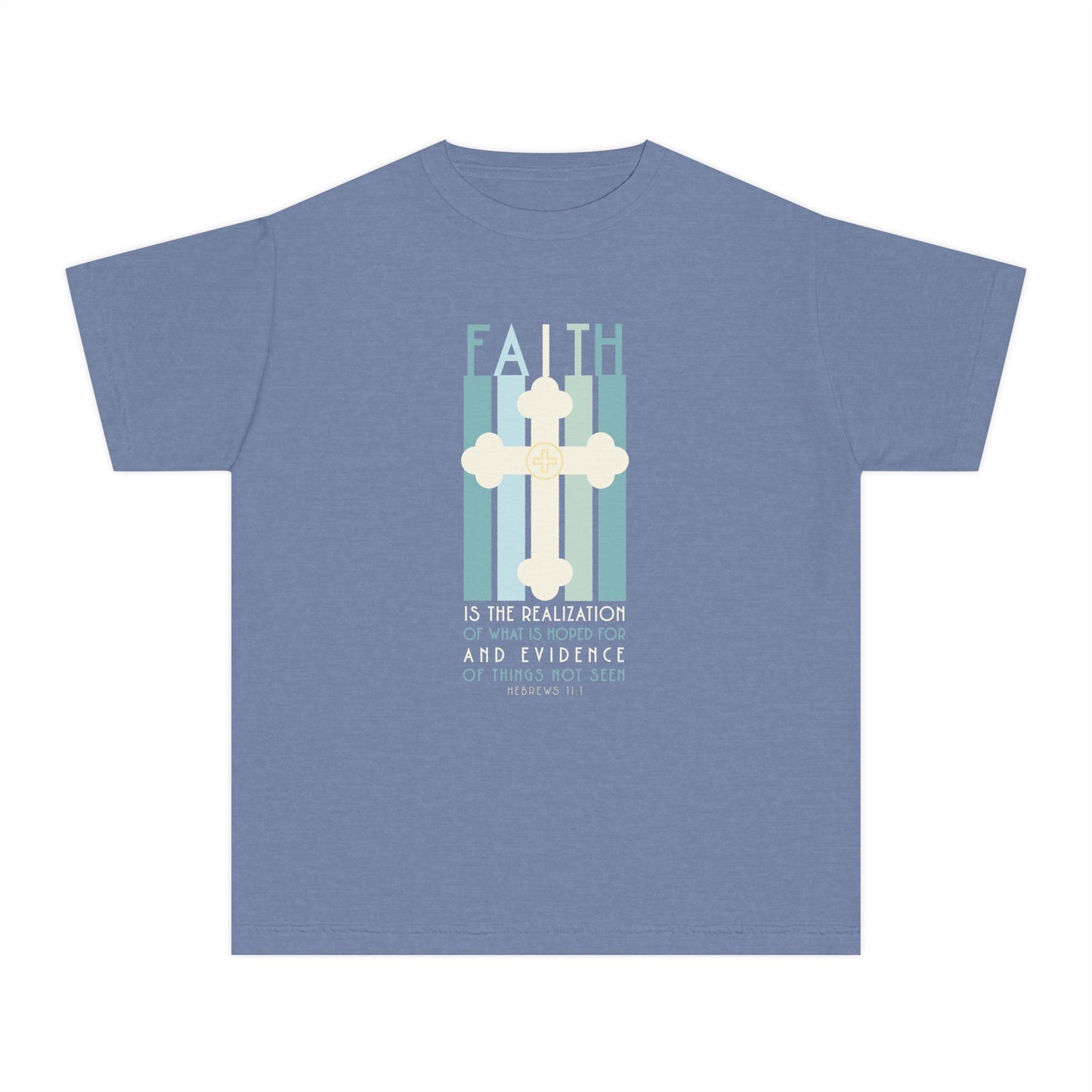 Hebrews 11:1 Faith Youth Graphic T-Shirt