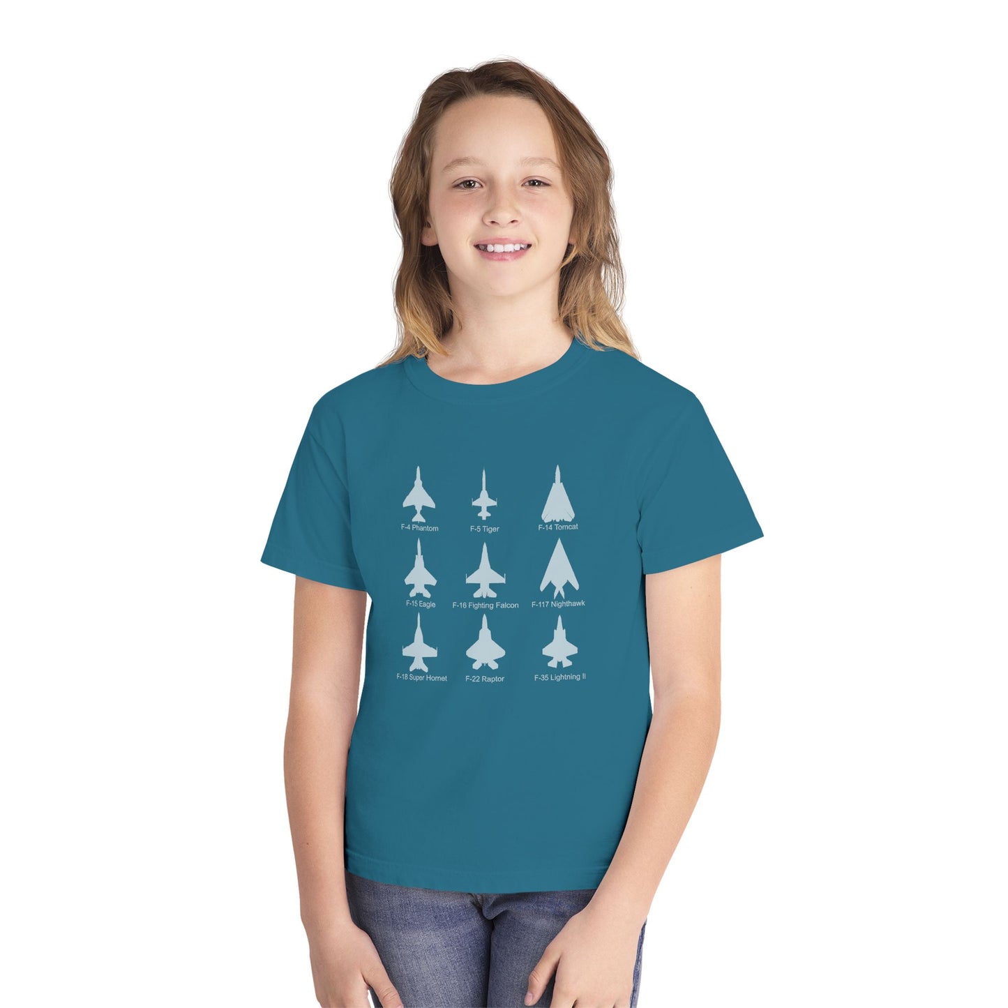 United States Fighter Jets Youth Graphic T-Shirt