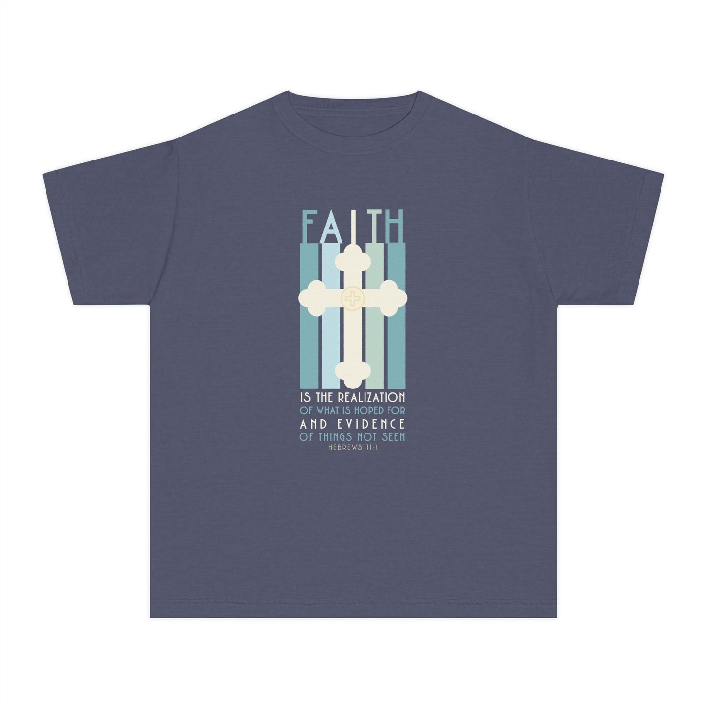 Hebrews 11:1 Faith Youth Graphic T-Shirt