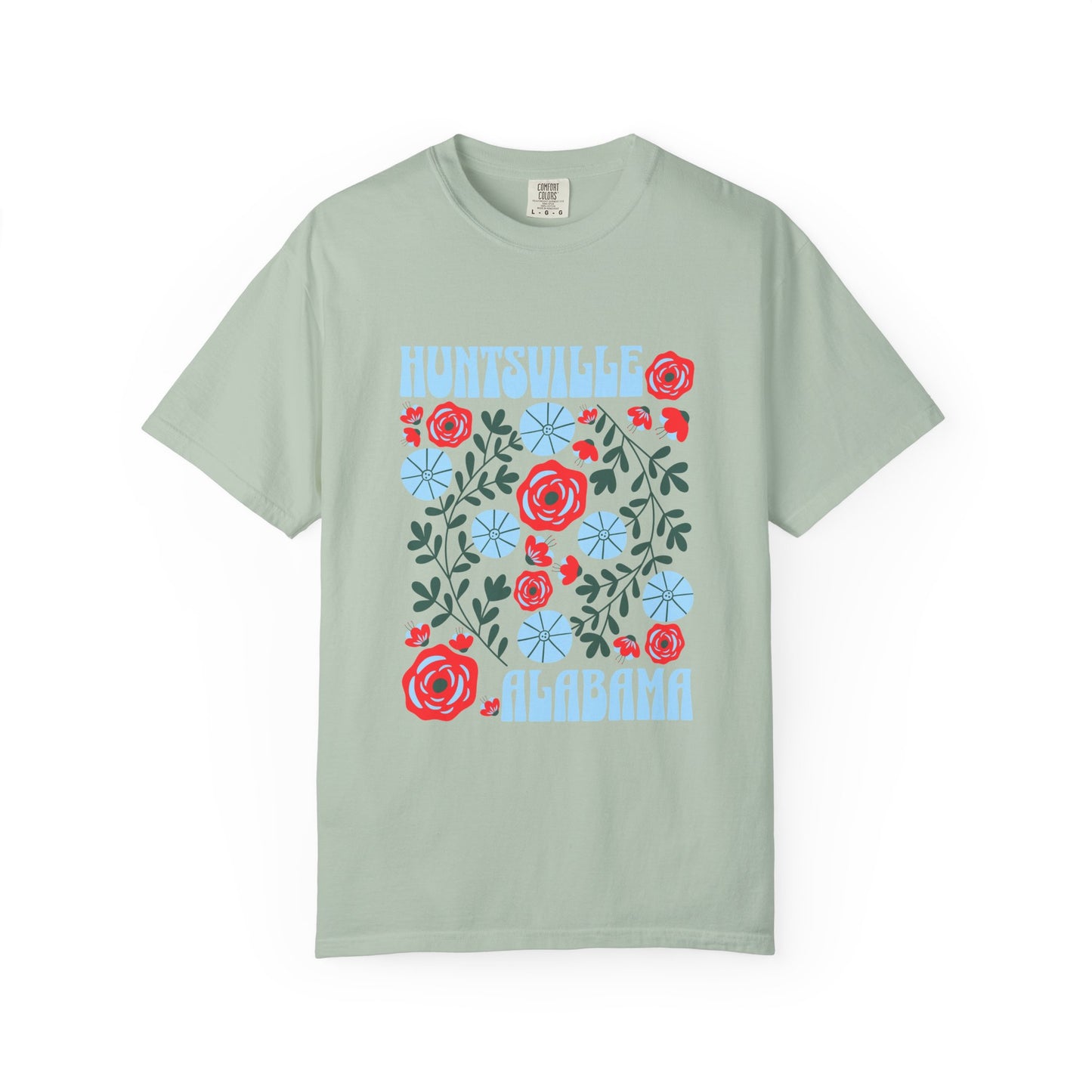Floral Huntsville 100% Cotton T-Shirt