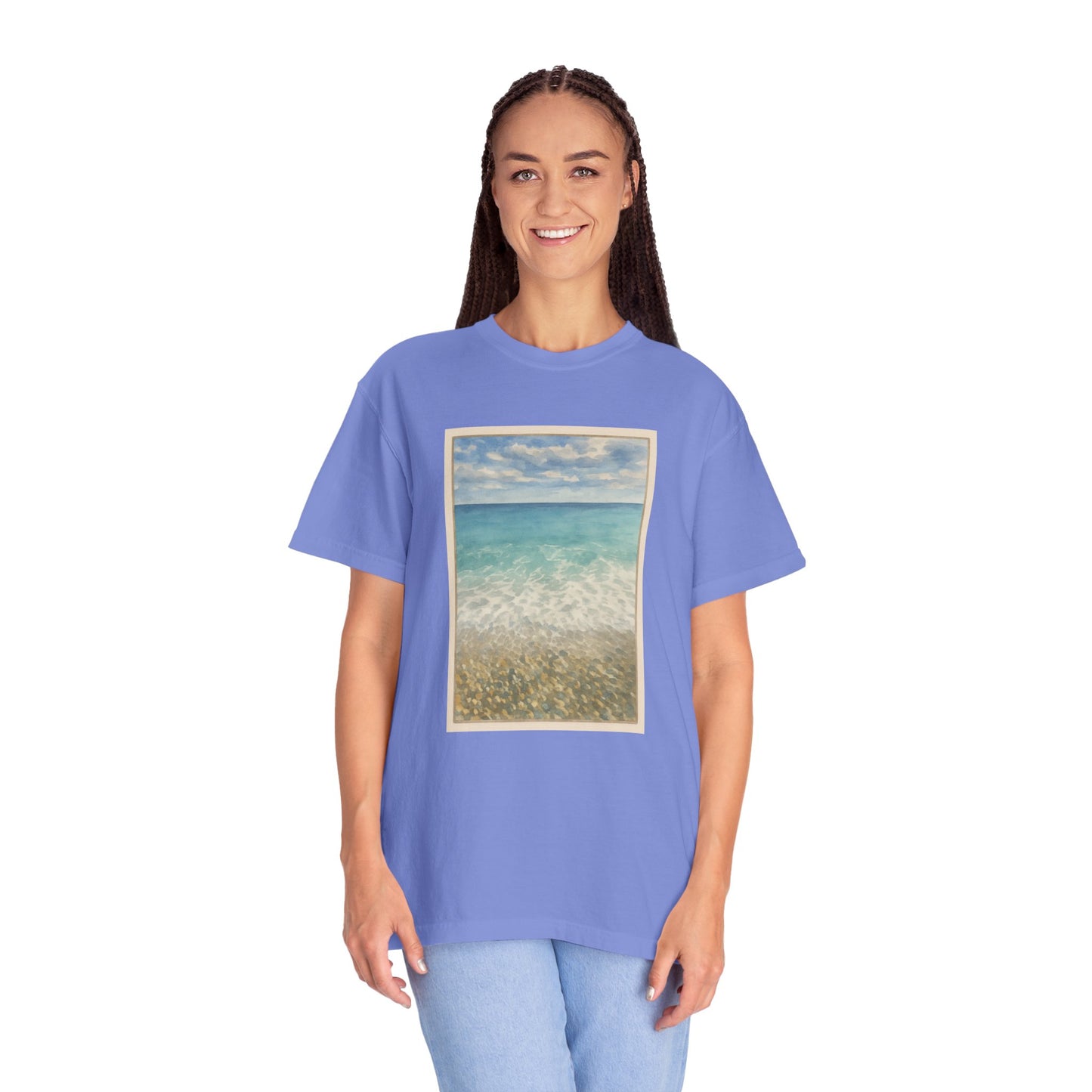 Nice France Watercolor Graphic T-Shirt