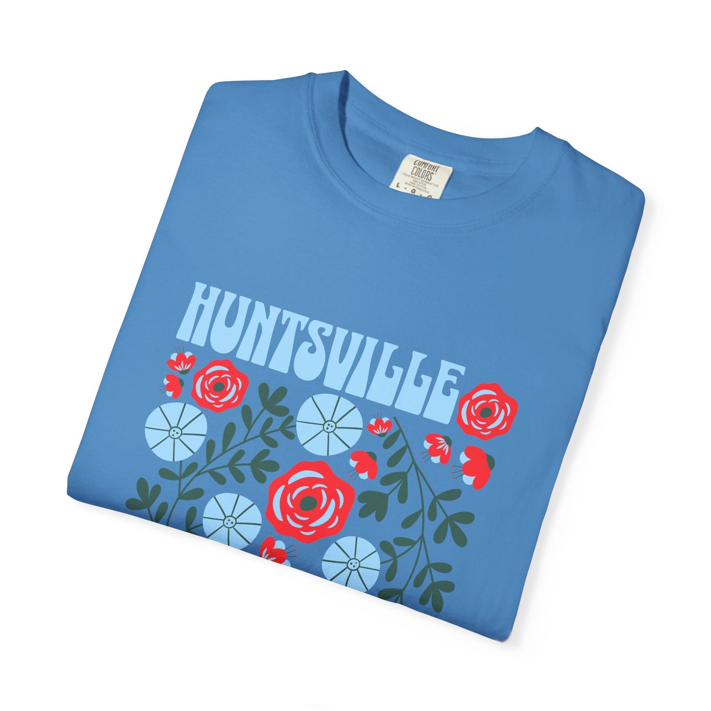 Floral Huntsville 100% Cotton T-Shirt