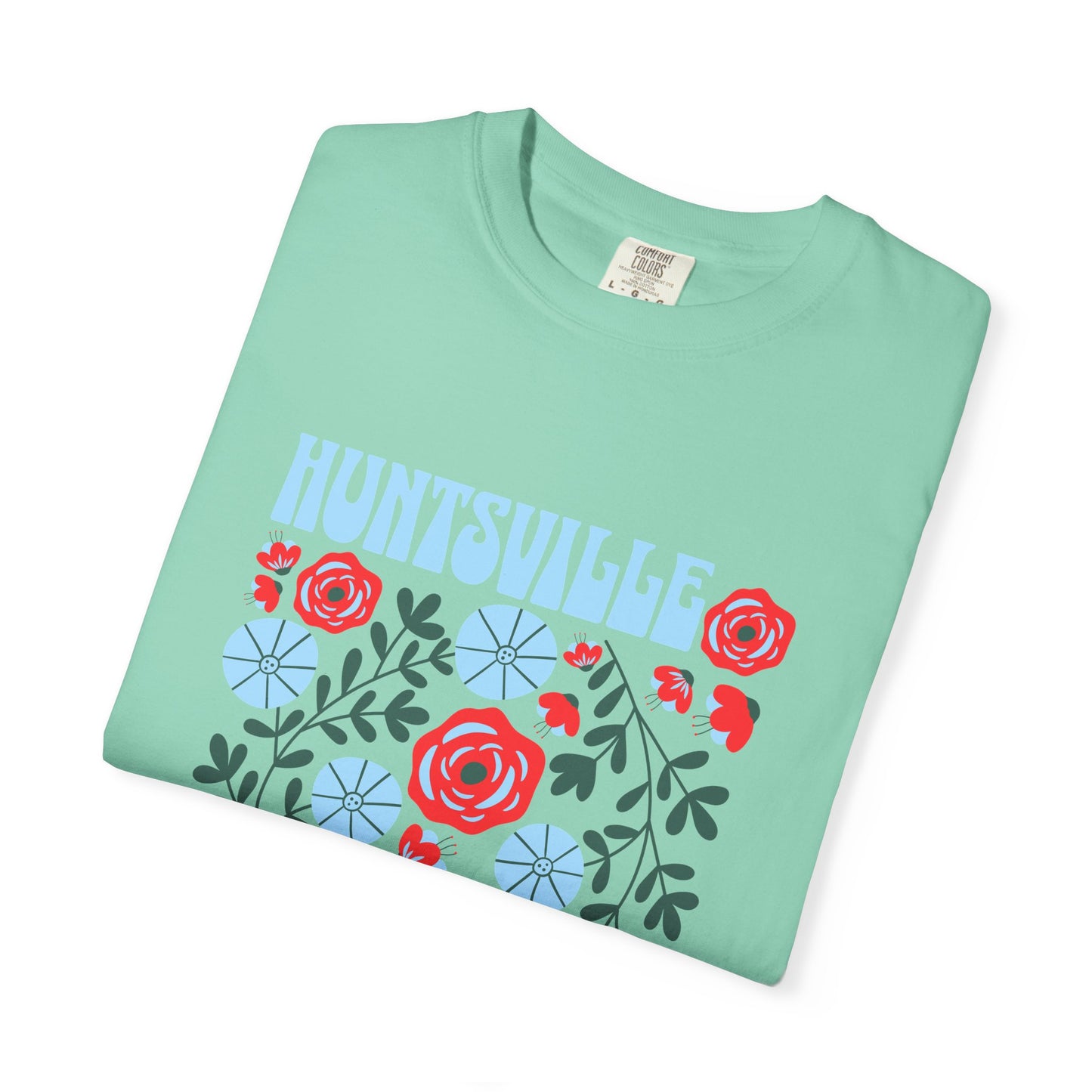 Floral Huntsville 100% Cotton T-Shirt
