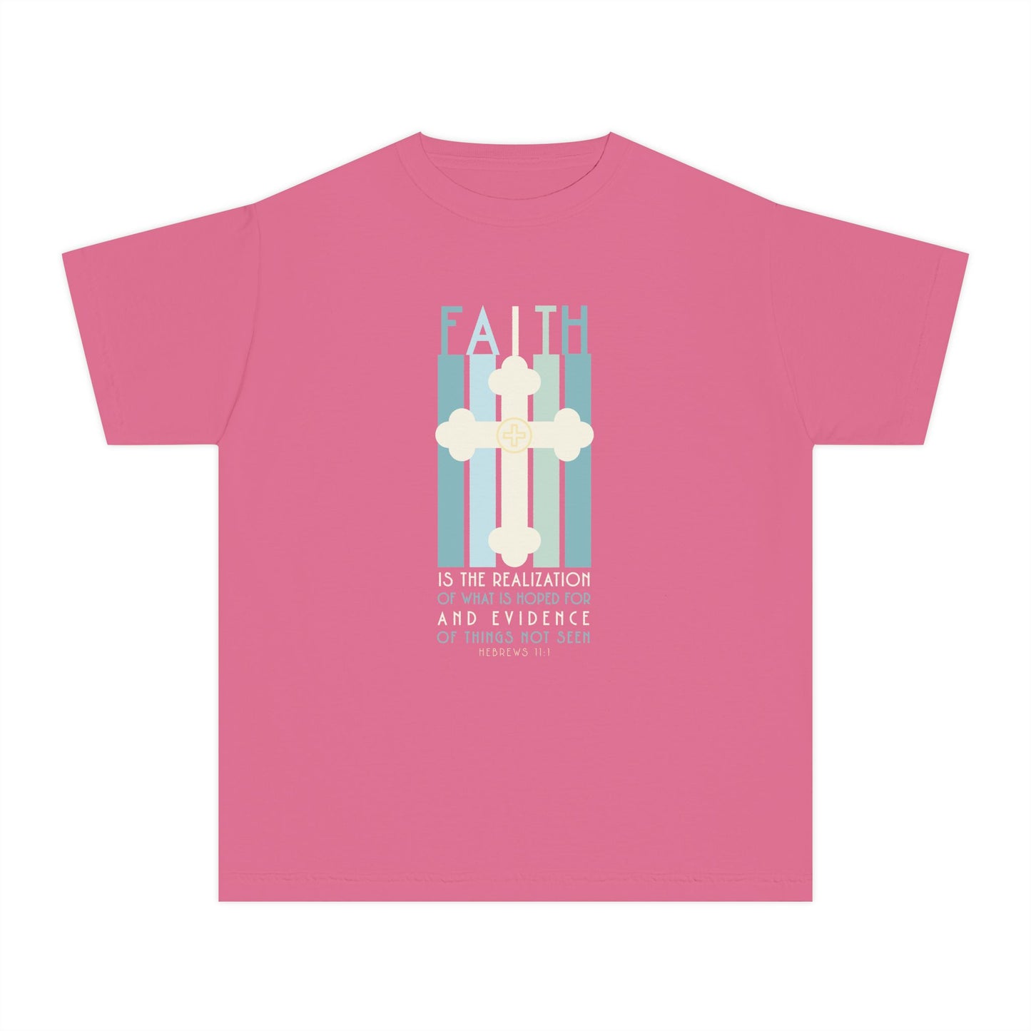 Hebrews 11:1 Faith Youth Graphic T-Shirt