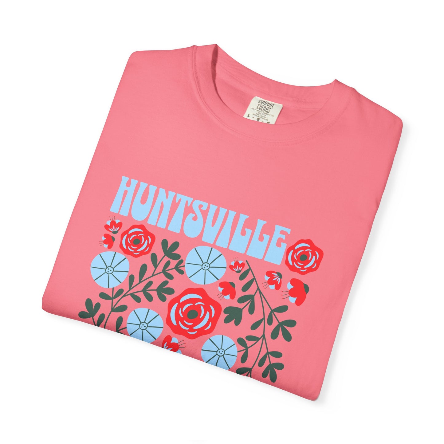 Floral Huntsville 100% Cotton T-Shirt