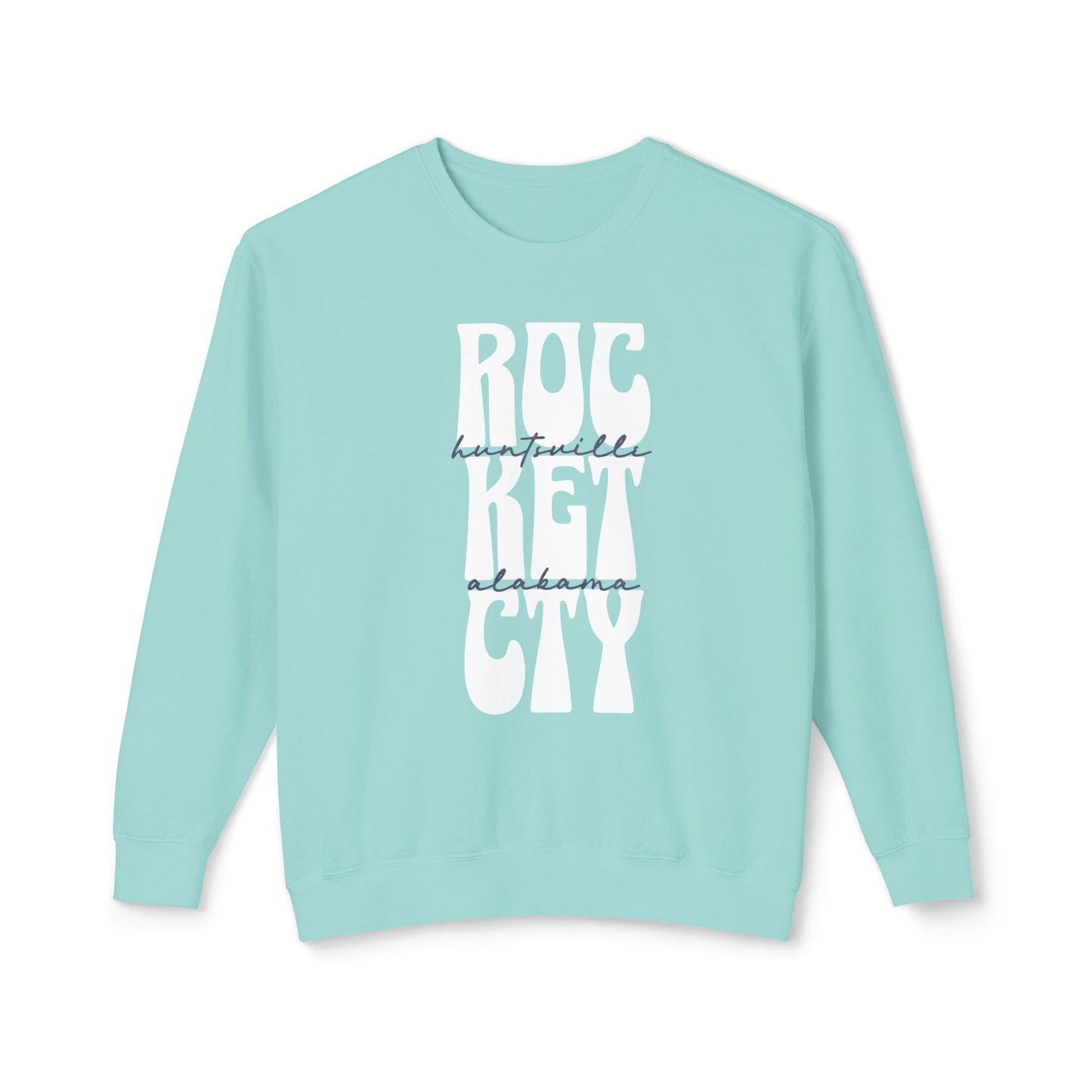 Rocket City Block Lettering Lightweight Sweatshirt