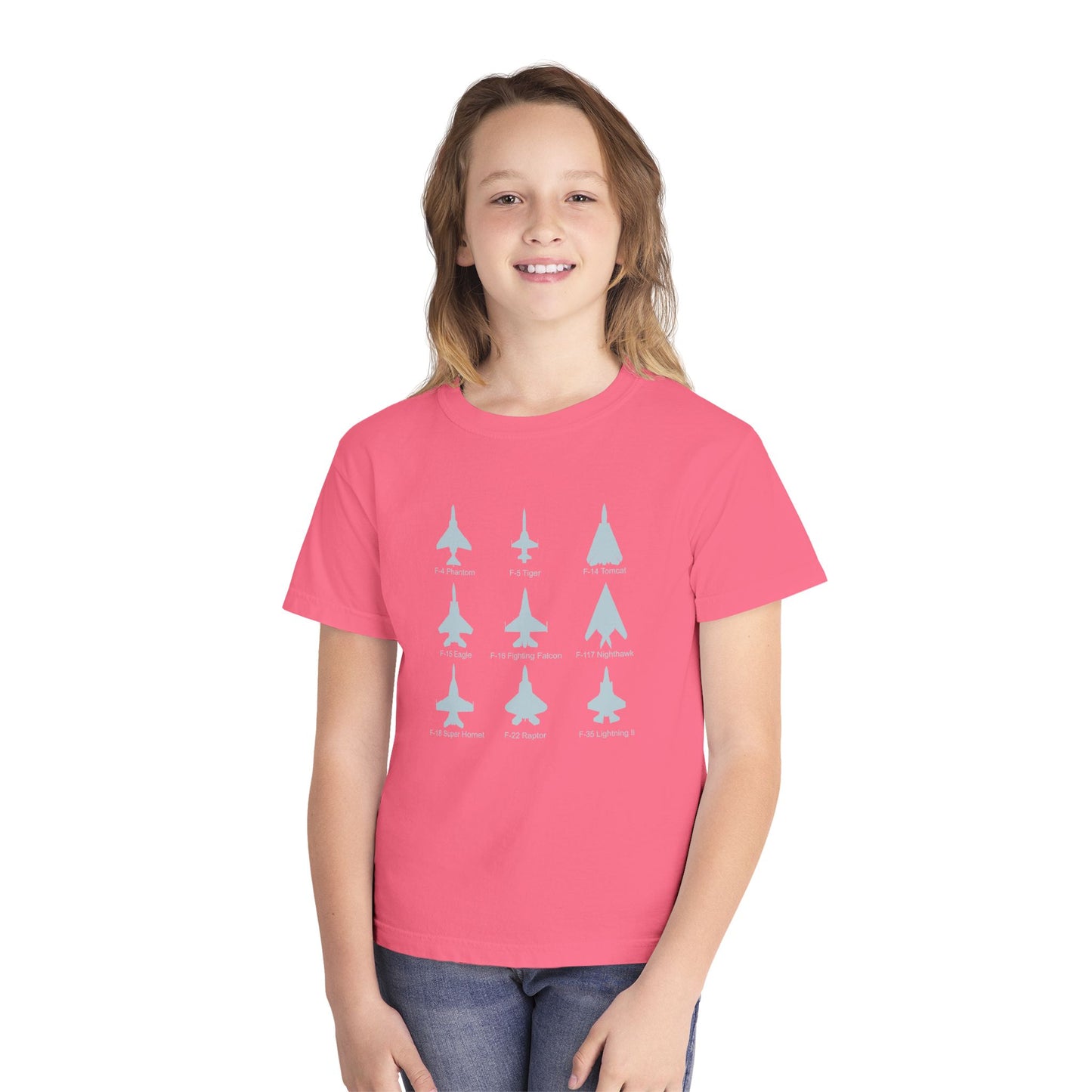 United States Fighter Jets Youth Graphic T-Shirt
