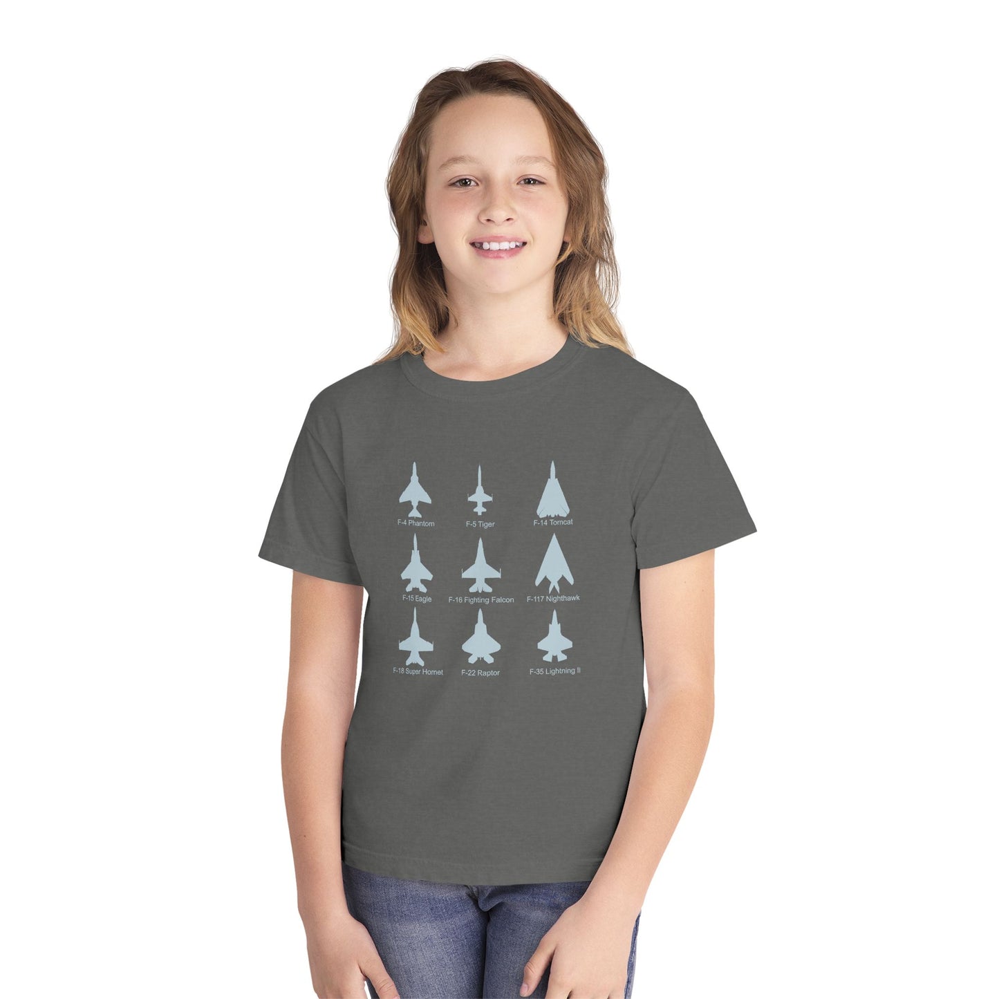 United States Fighter Jets Youth Graphic T-Shirt