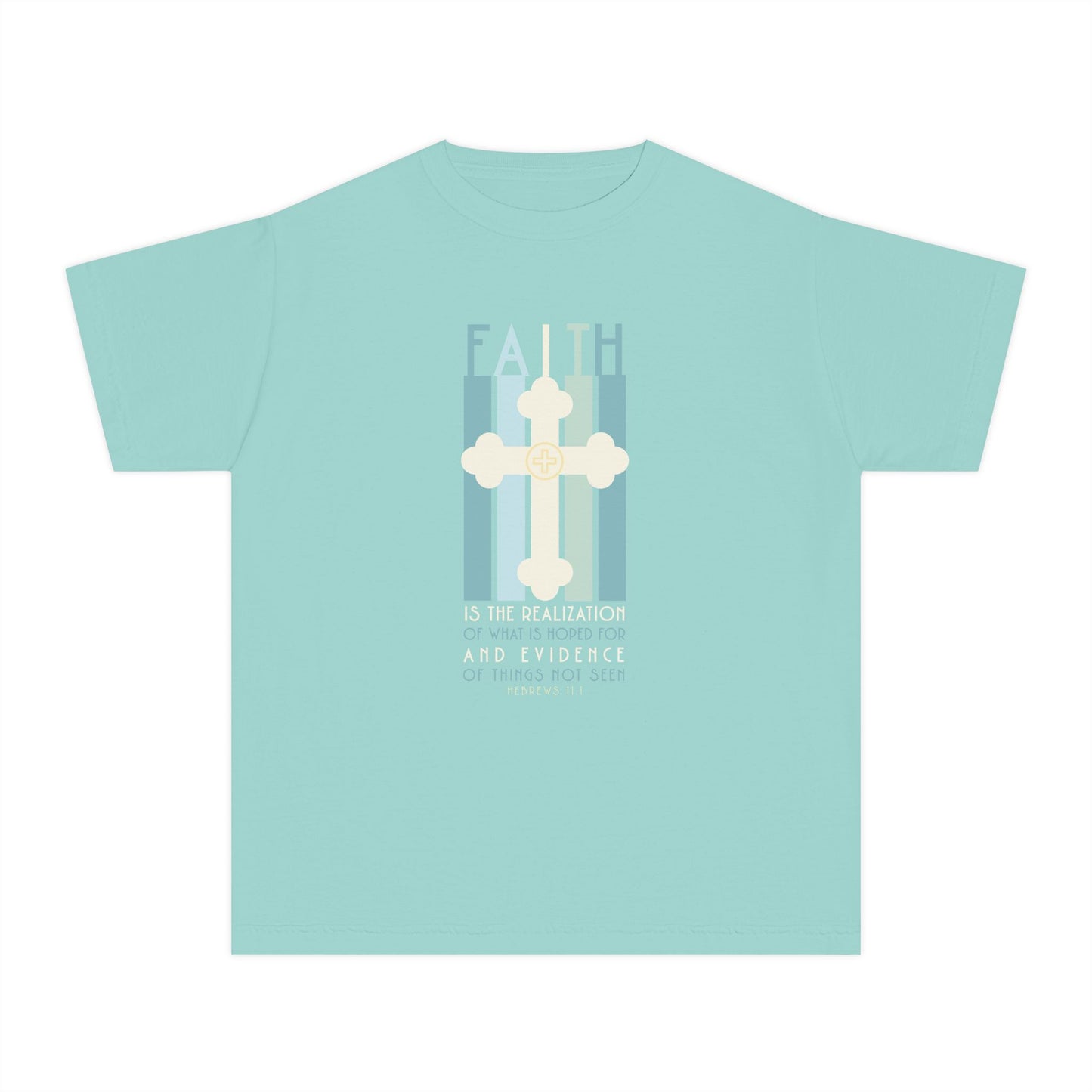Hebrews 11:1 Faith Youth Graphic T-Shirt