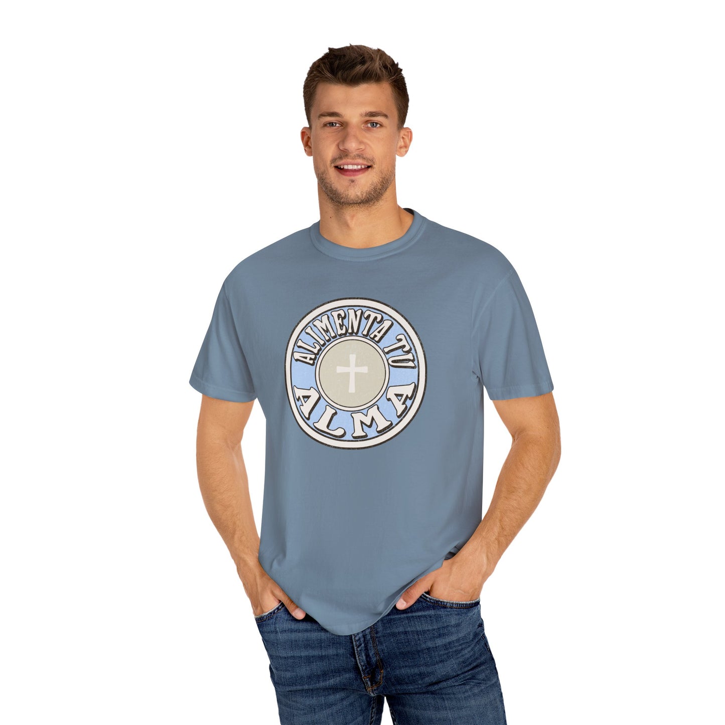 Feed Your Soul with Jesus - Spanish Option - Graphic T-Shirt