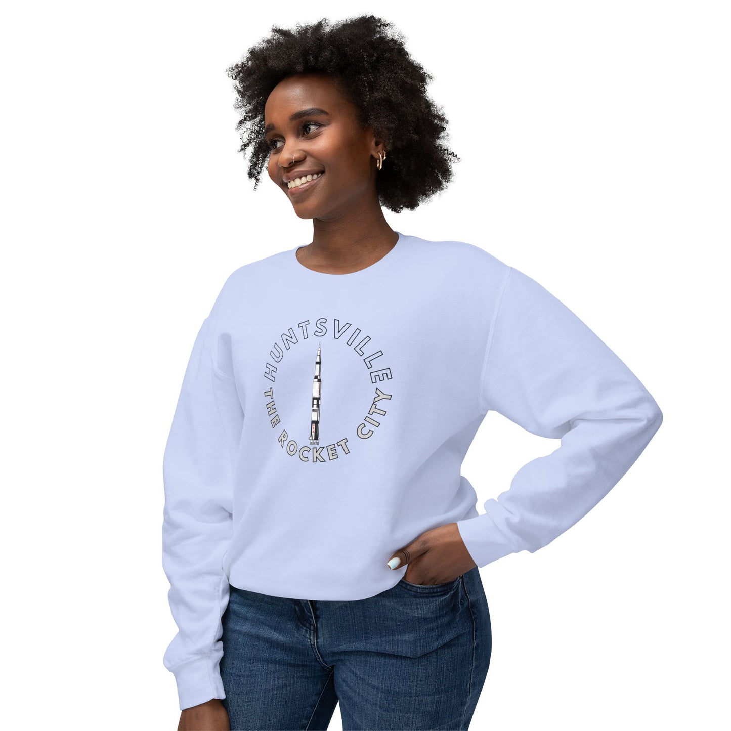 Huntsville - The Rocket City - Lightweight Sweatshirt