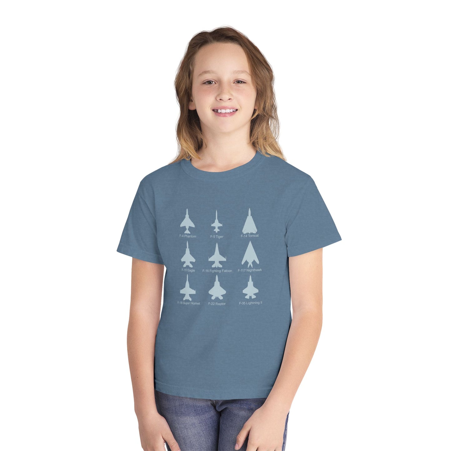 United States Fighter Jets Youth Graphic T-Shirt