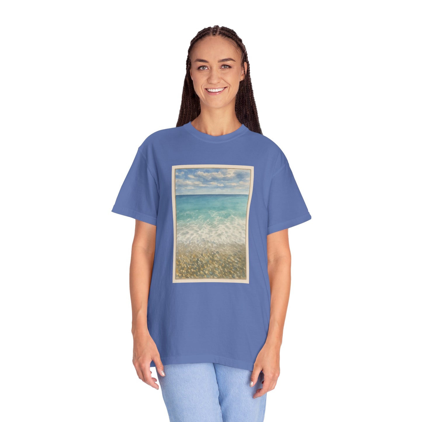 Nice France Watercolor Graphic T-Shirt