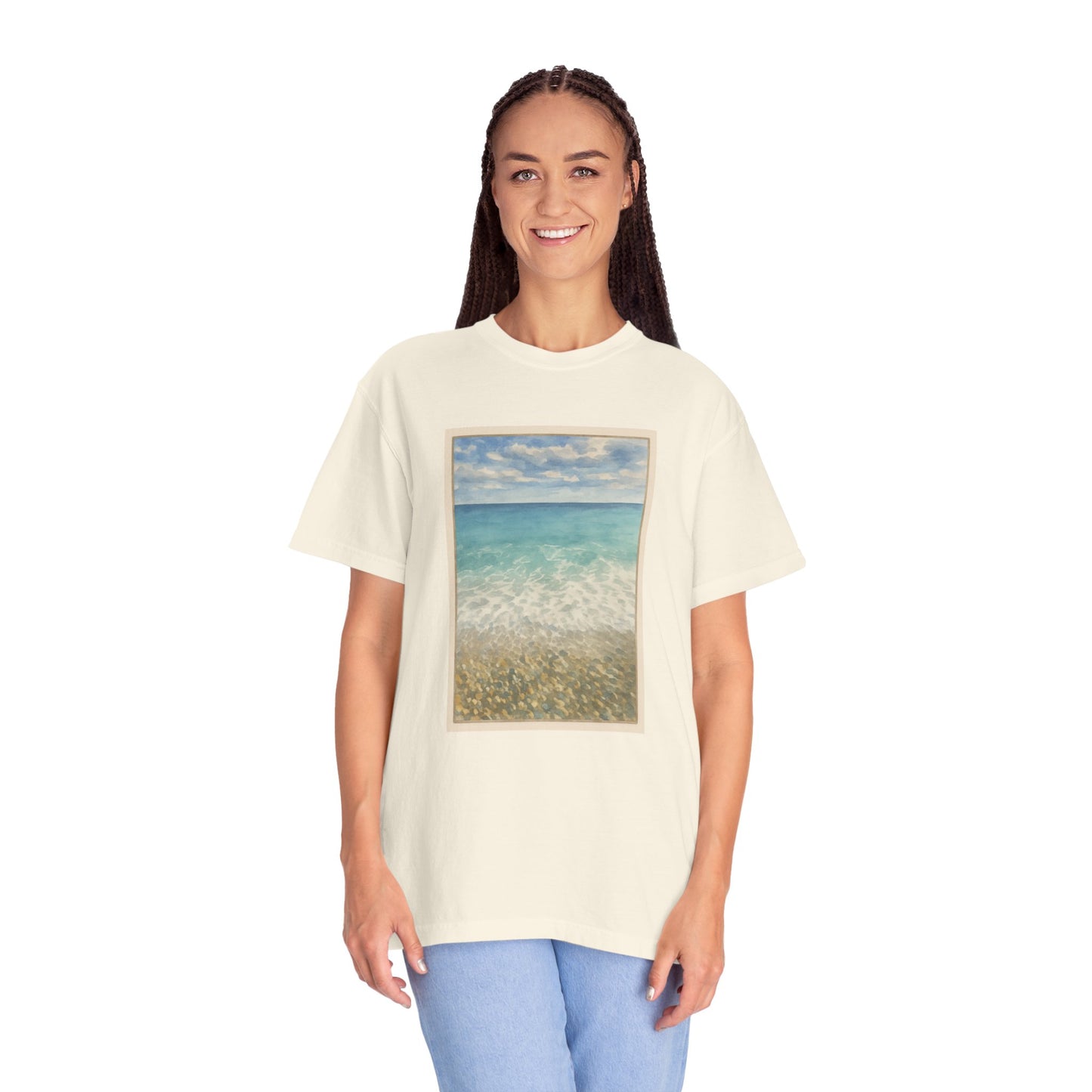 Nice France Watercolor Graphic T-Shirt