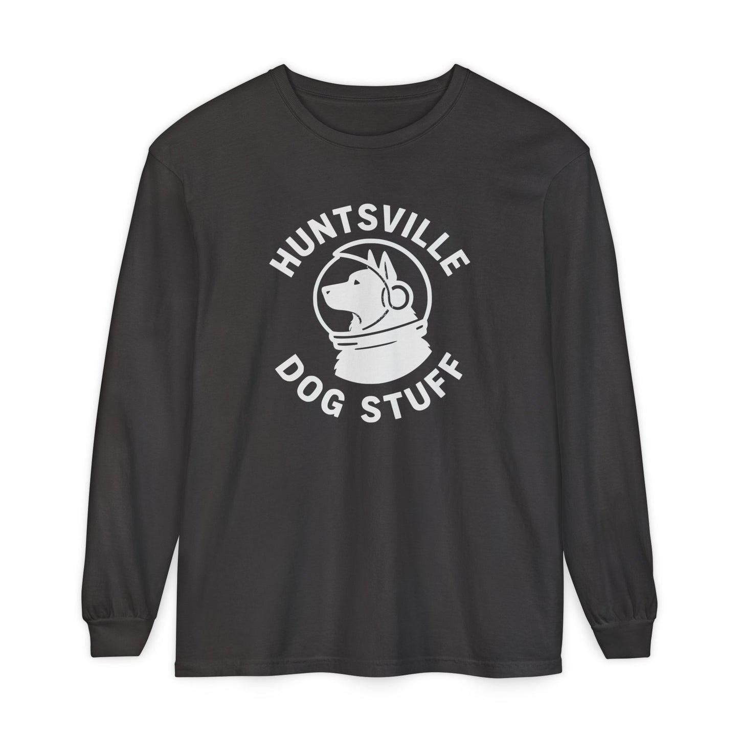 Huntsville Dog Stuff Long Sleeve T-Shirt - Plain Back