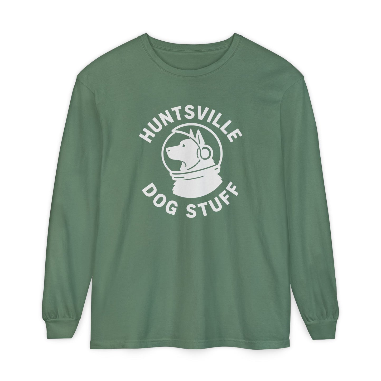 Huntsville Dog Stuff Long Sleeve T-Shirt - Plain Back