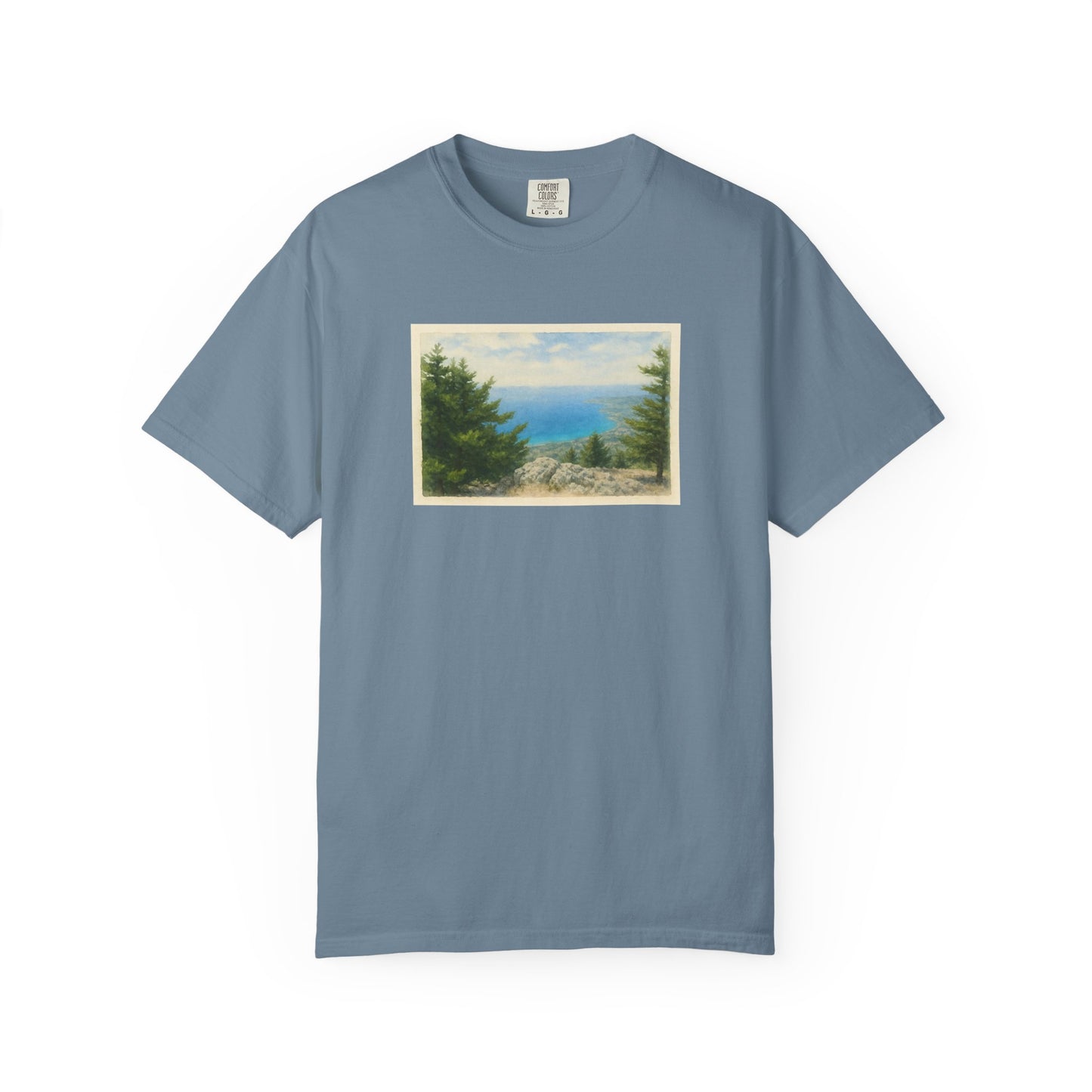 Greece Watercolor Graphic T-Shirt