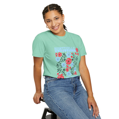 Floral Huntsville 100% Cotton T-Shirt