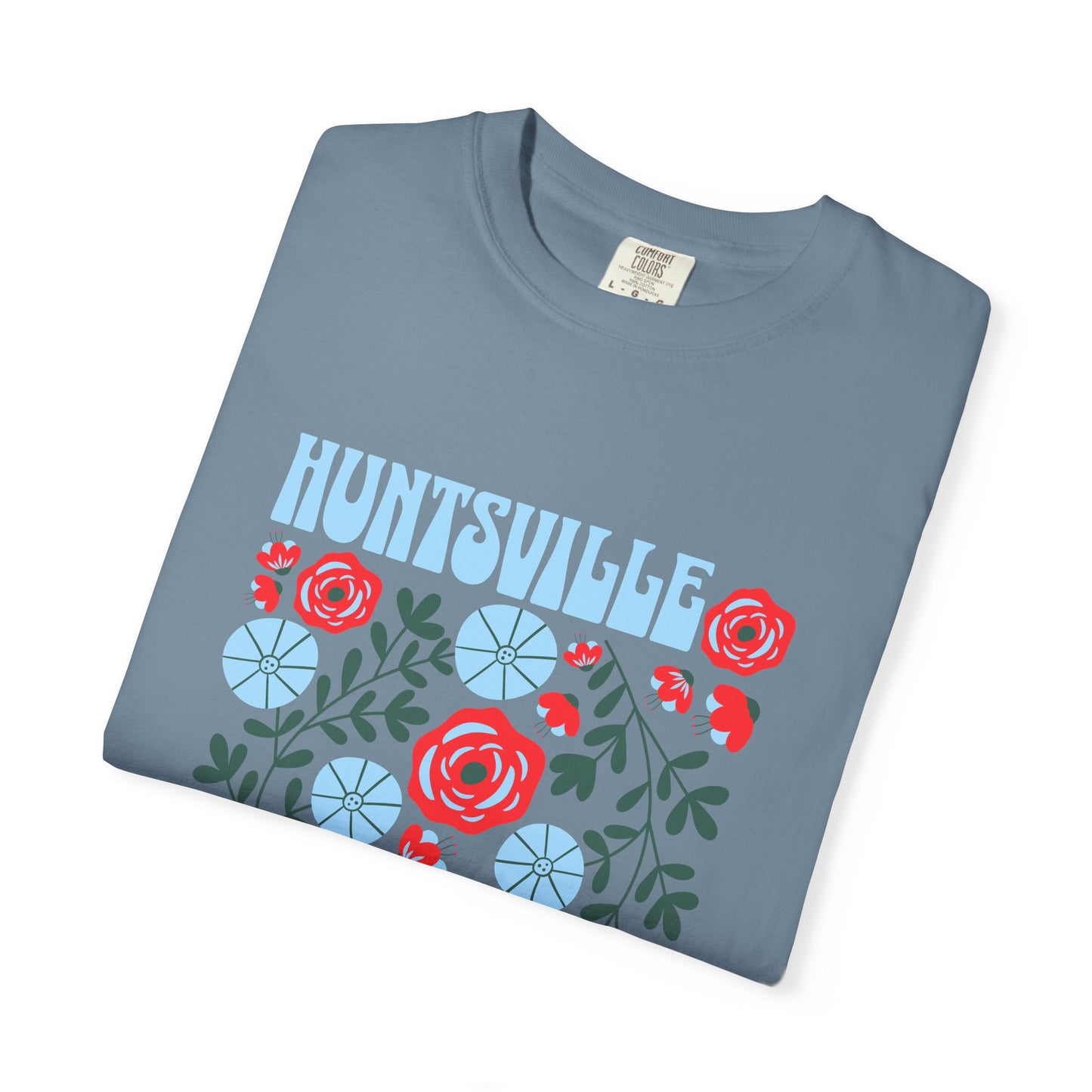 Floral Huntsville 100% Cotton T-Shirt