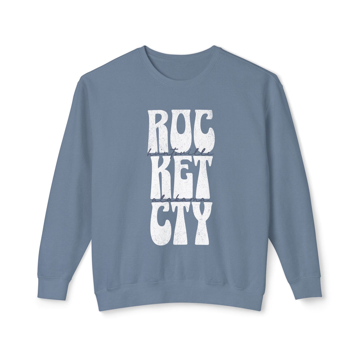 Rocket City Block Lettering Lightweight Sweatshirt