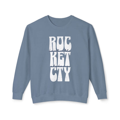 Rocket City Block Lettering Lightweight Sweatshirt