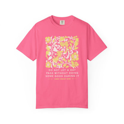Saint Philip Neri Floral Graphic T-Shirt