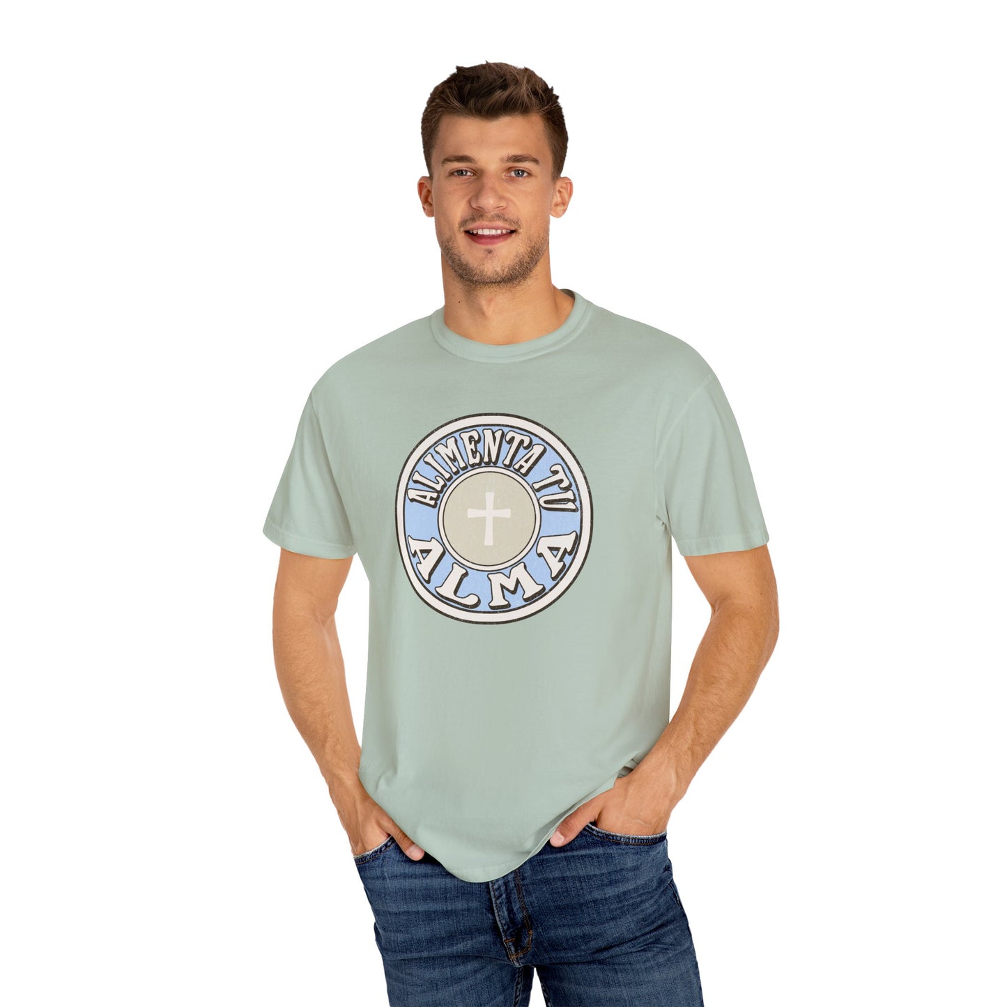 Feed Your Soul with Jesus - Spanish Option - Graphic T-Shirt
