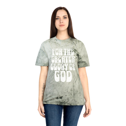 For the Greater Glory of God - Bubble Font Version - T-Shirt