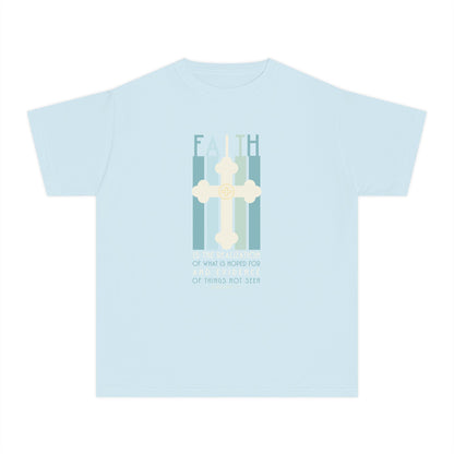 Hebrews 11:1 Faith Youth Graphic T-Shirt