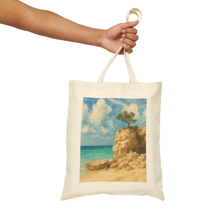 Tropical Rocky Shore Tote