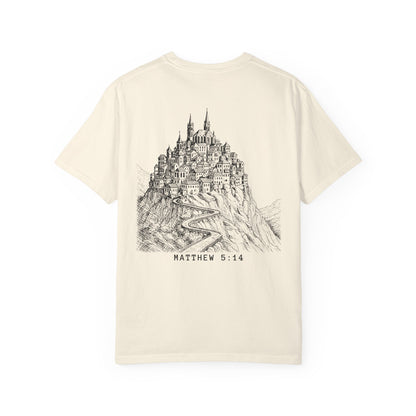 Matthew 5:14 - A City Set on a Mountain - Graphic T-Shirt