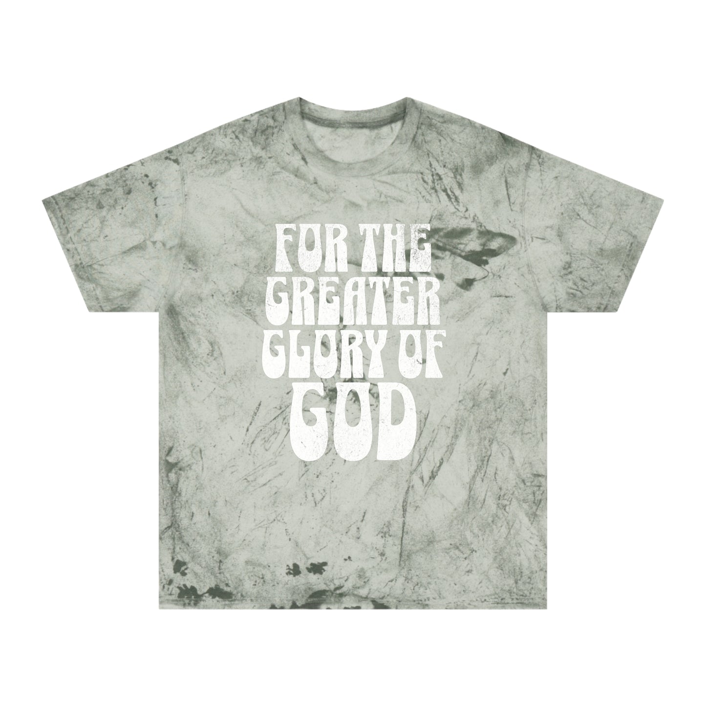 For the Greater Glory of God - Bubble Font Version - T-Shirt